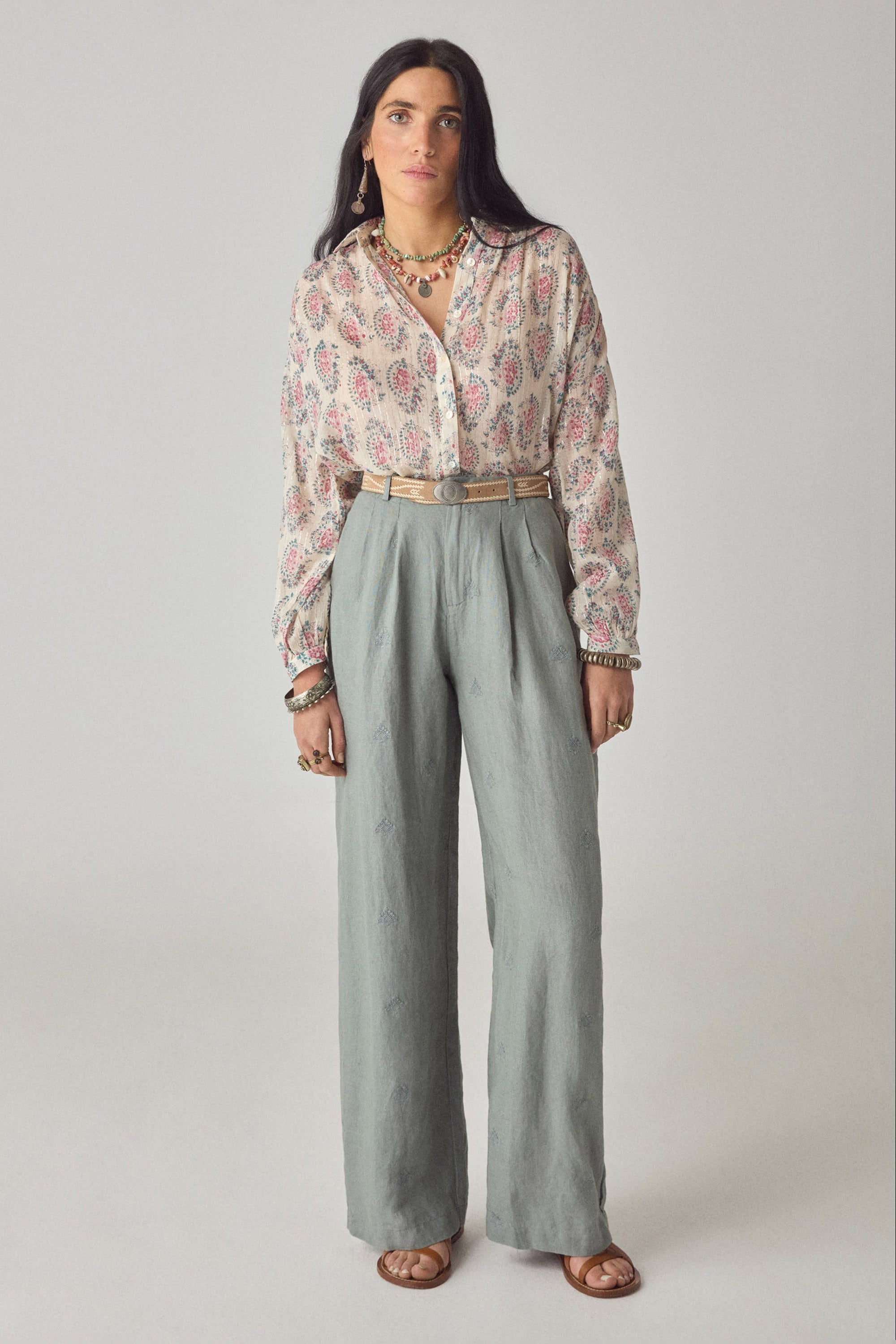Mary Shirt - Azalea Dusty