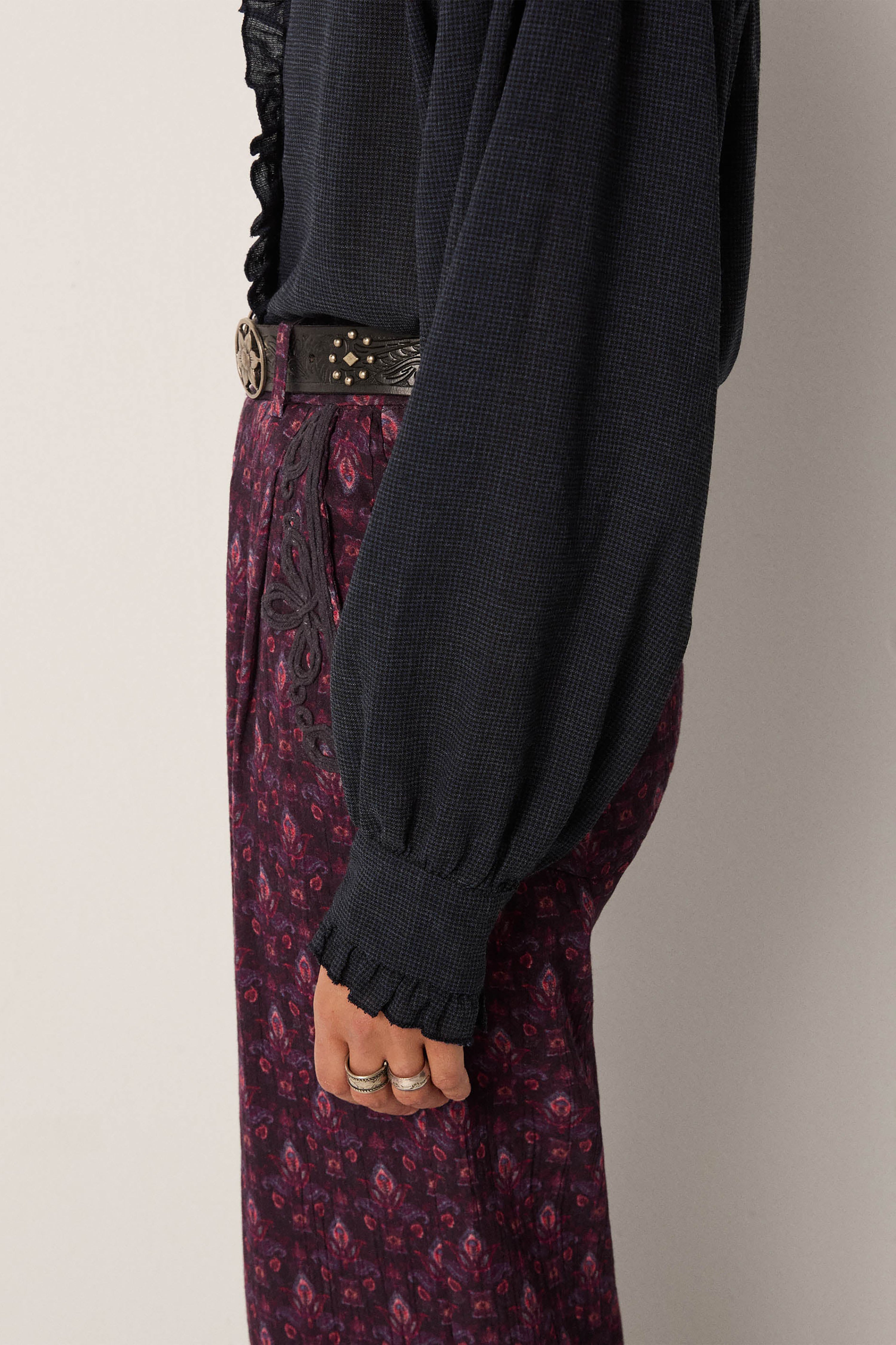 Nocturne Muse Celeste Blouse - Eclipse Blue
