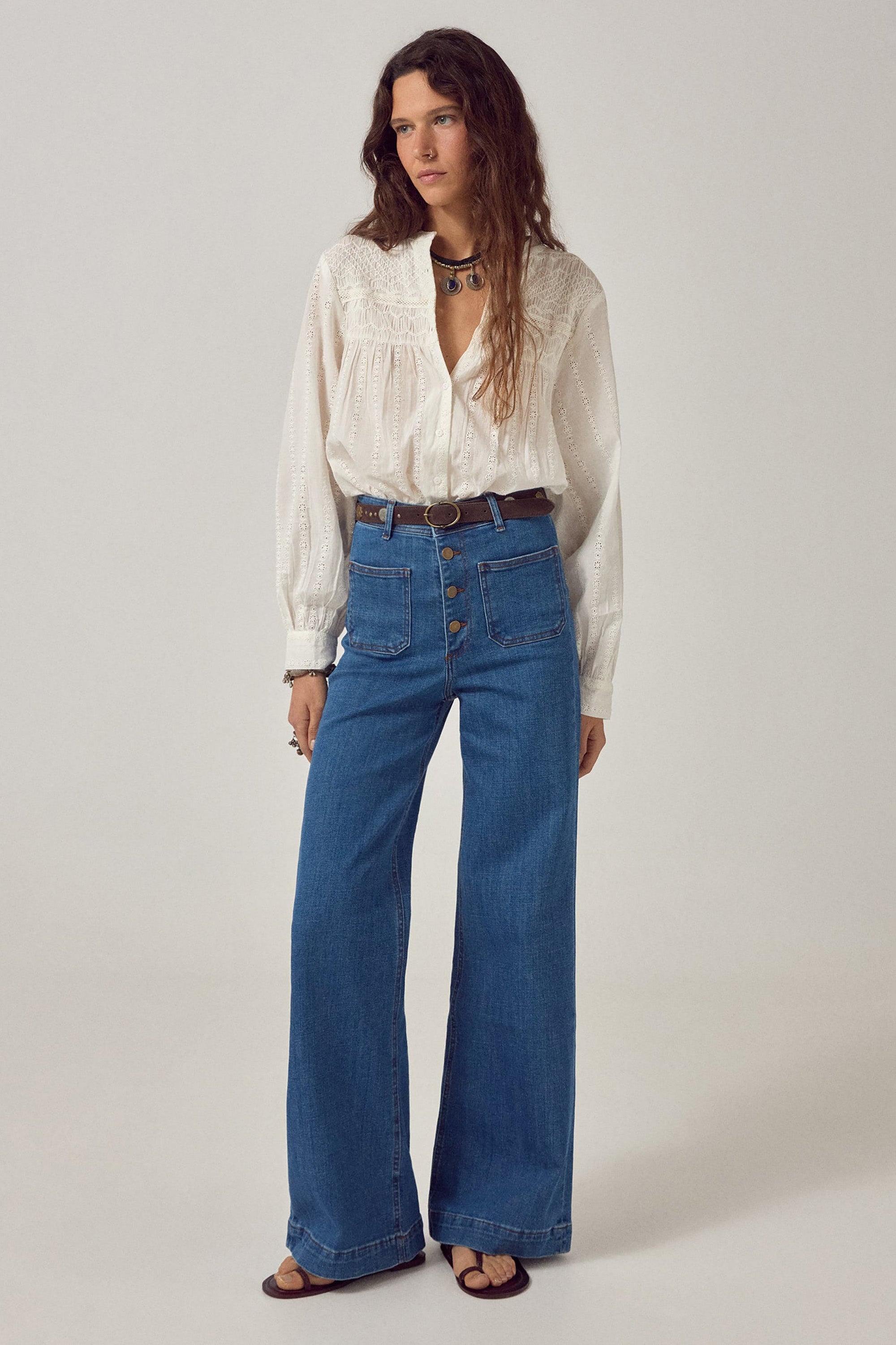 Paoli Blouse - Sapore Di Sale Bianco
