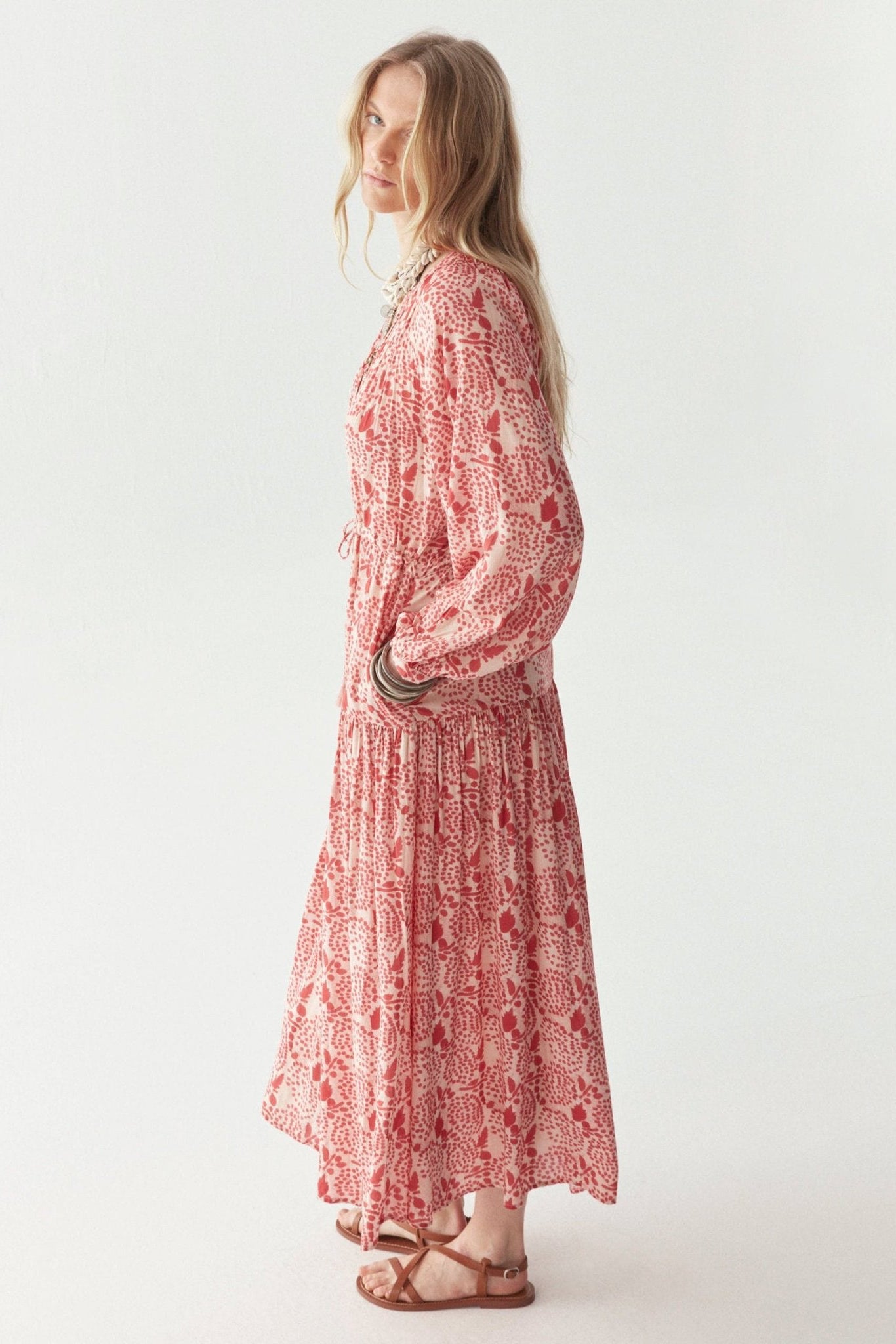 Peonia Irene Dress - Pink Martini