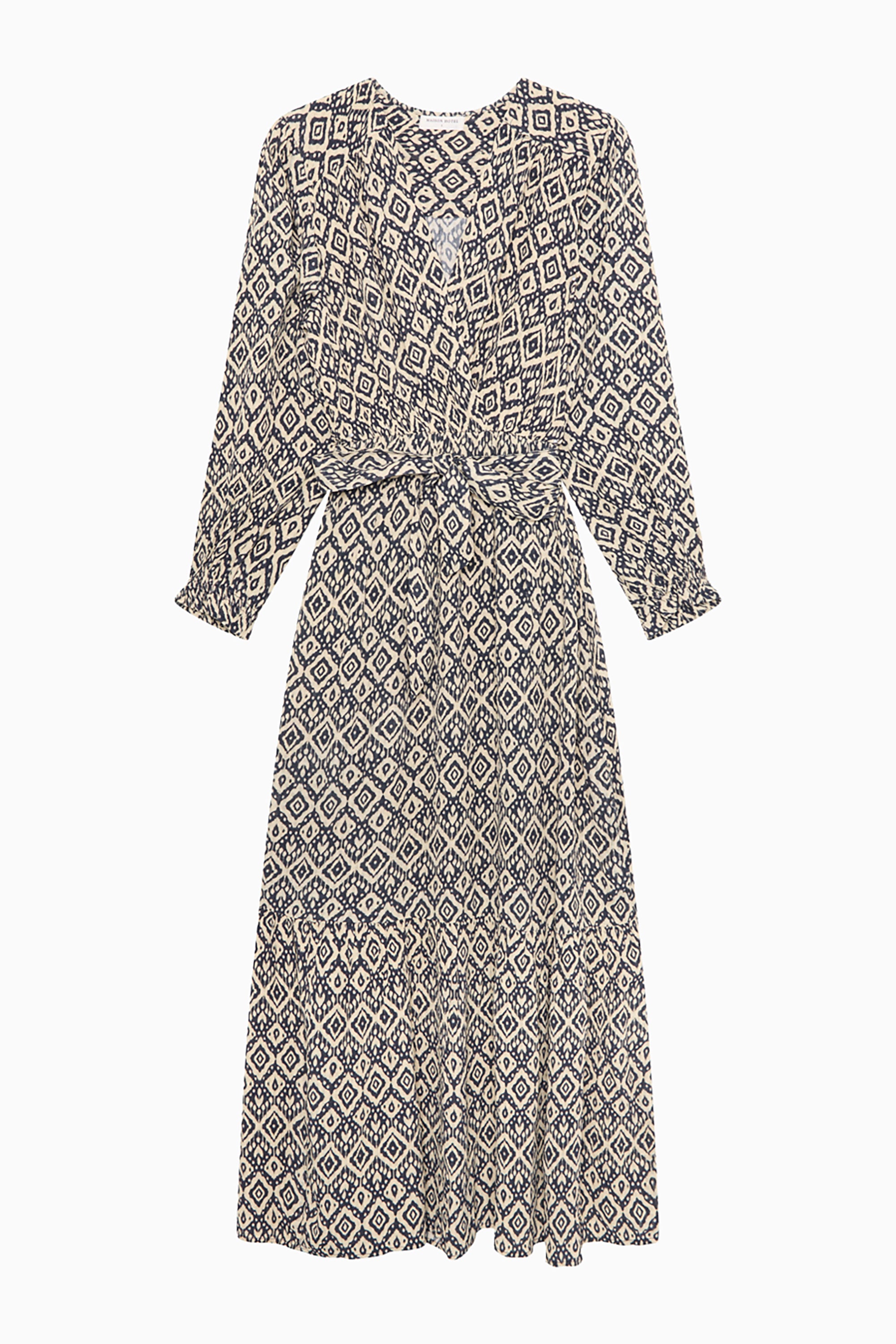 Ruby Tuesday Ikat Emma Dress - Vanilla Ice