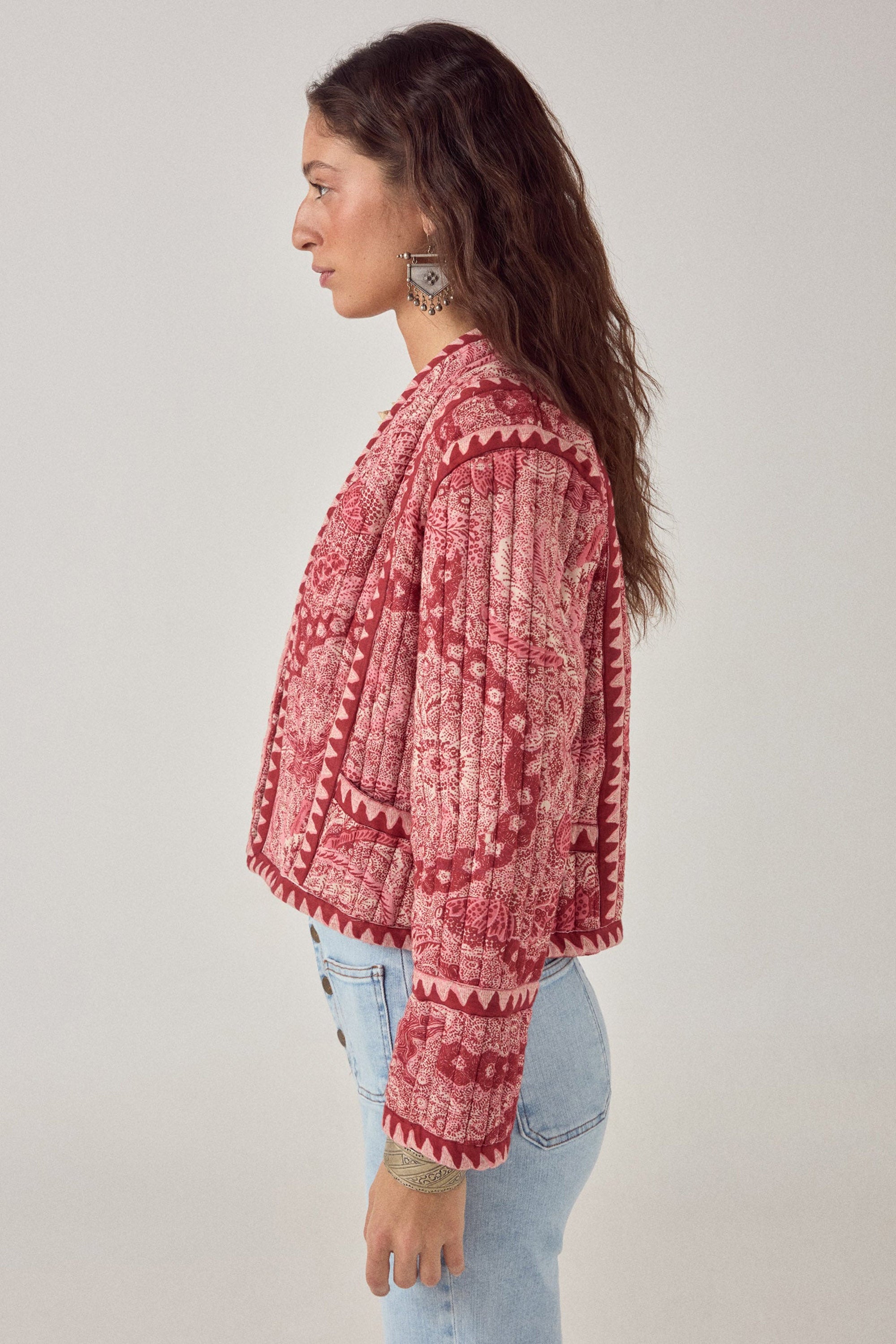 Sujata Jacket - Red Java Volcano