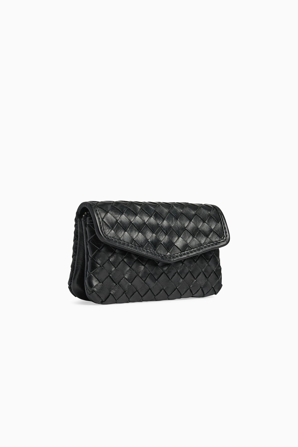 Faith Coin Purse - Weave Black