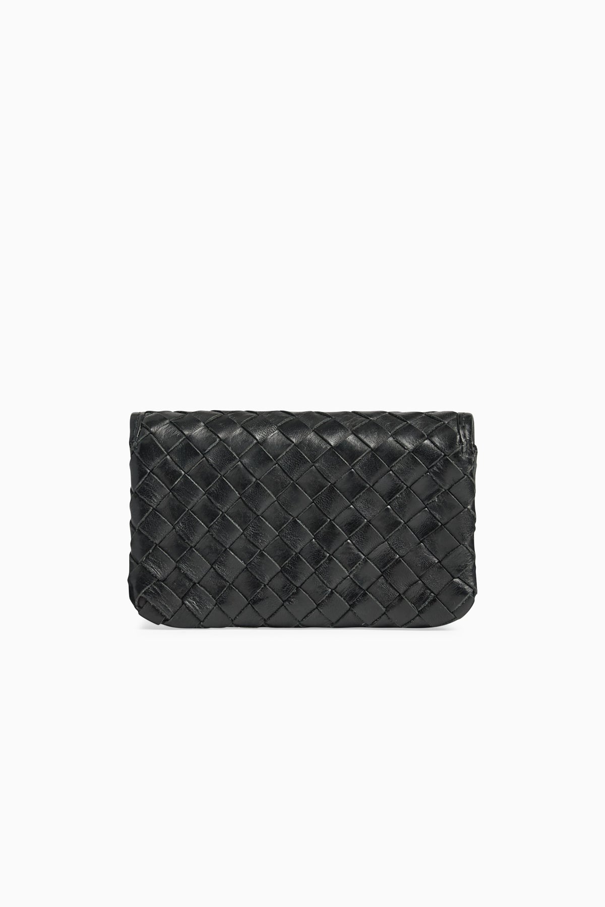 Faith Coin Purse - Weave Black