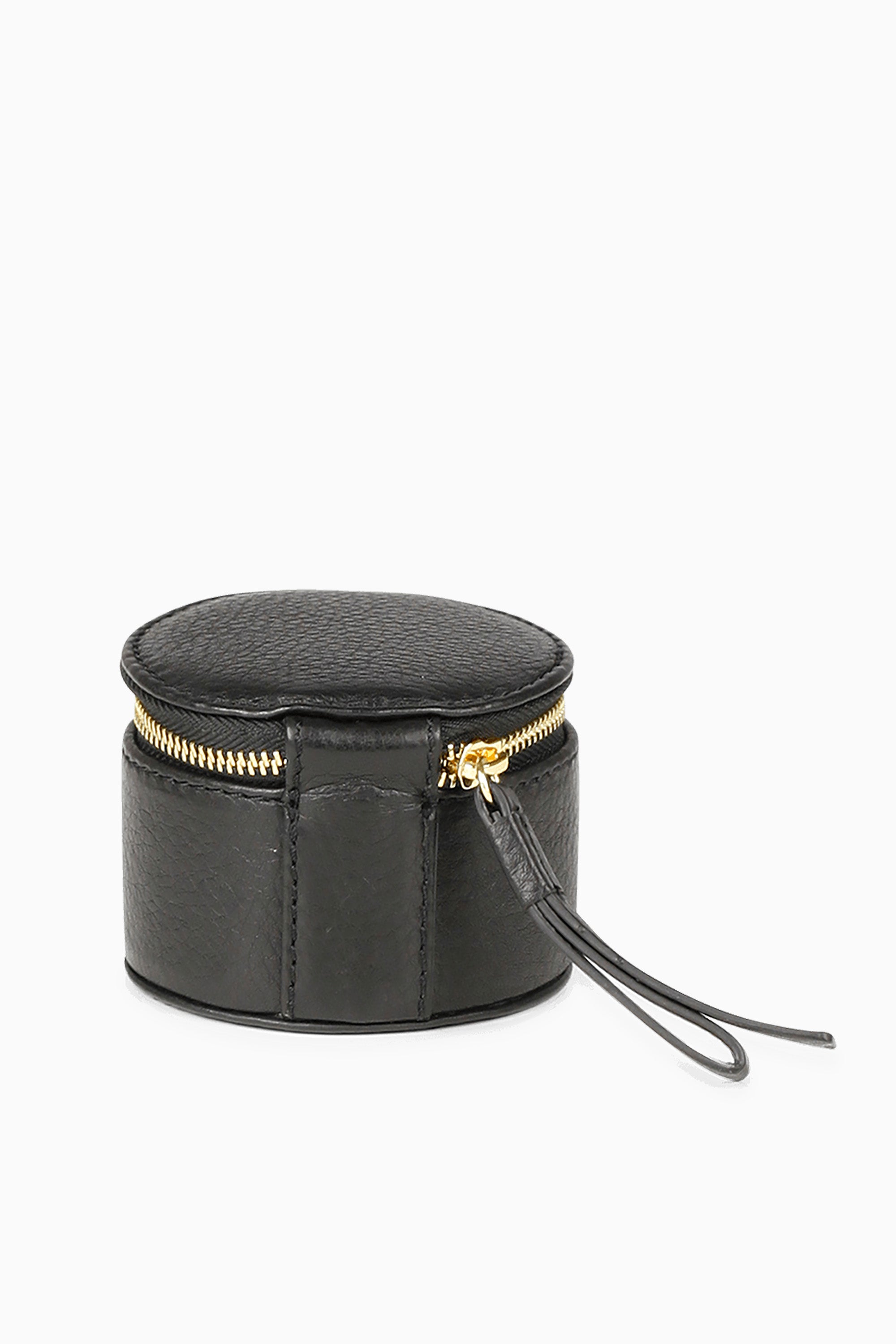 Lova Jewelry Box Small - Grain Black w/ Gold