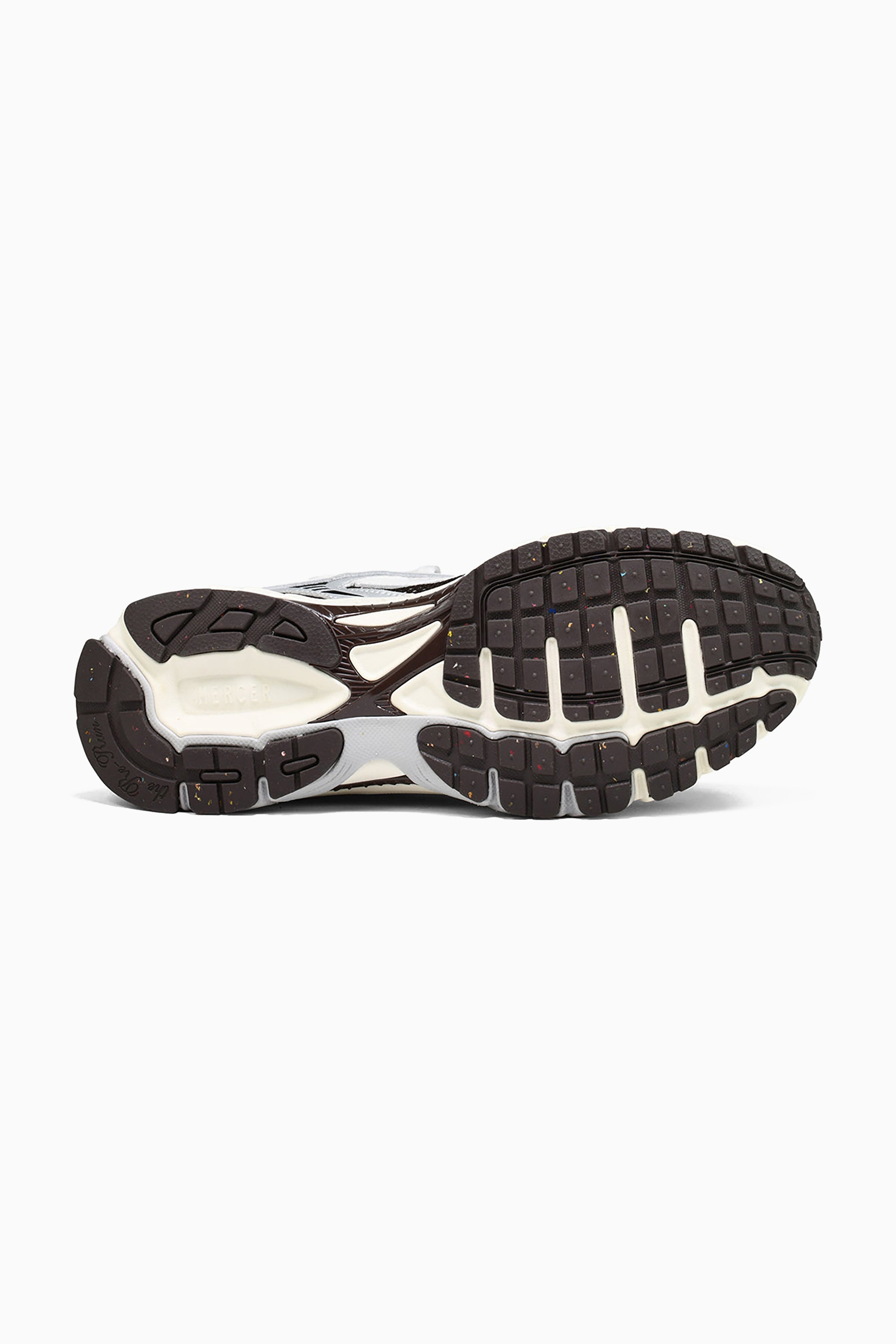 The Re-Run White Silver Sneakers - Brown