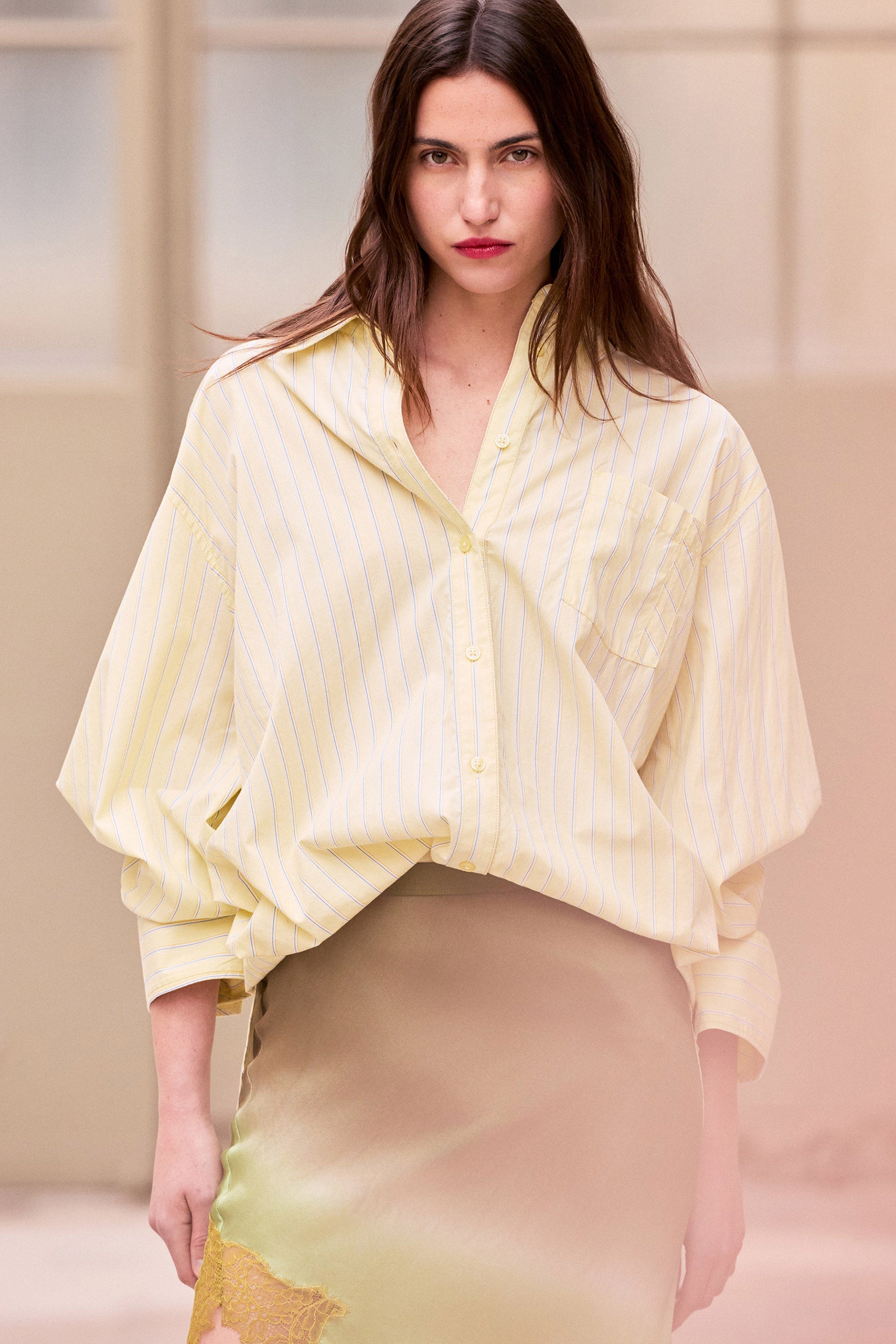Solci Shirt - Yellow / Blue