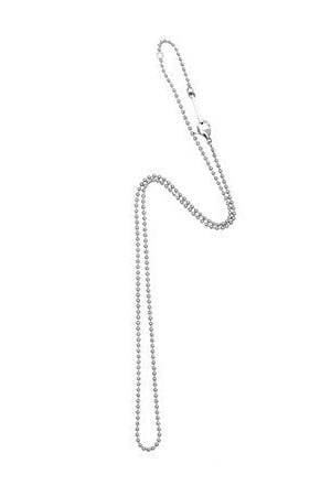Small Ball Chain Necklace - Silver