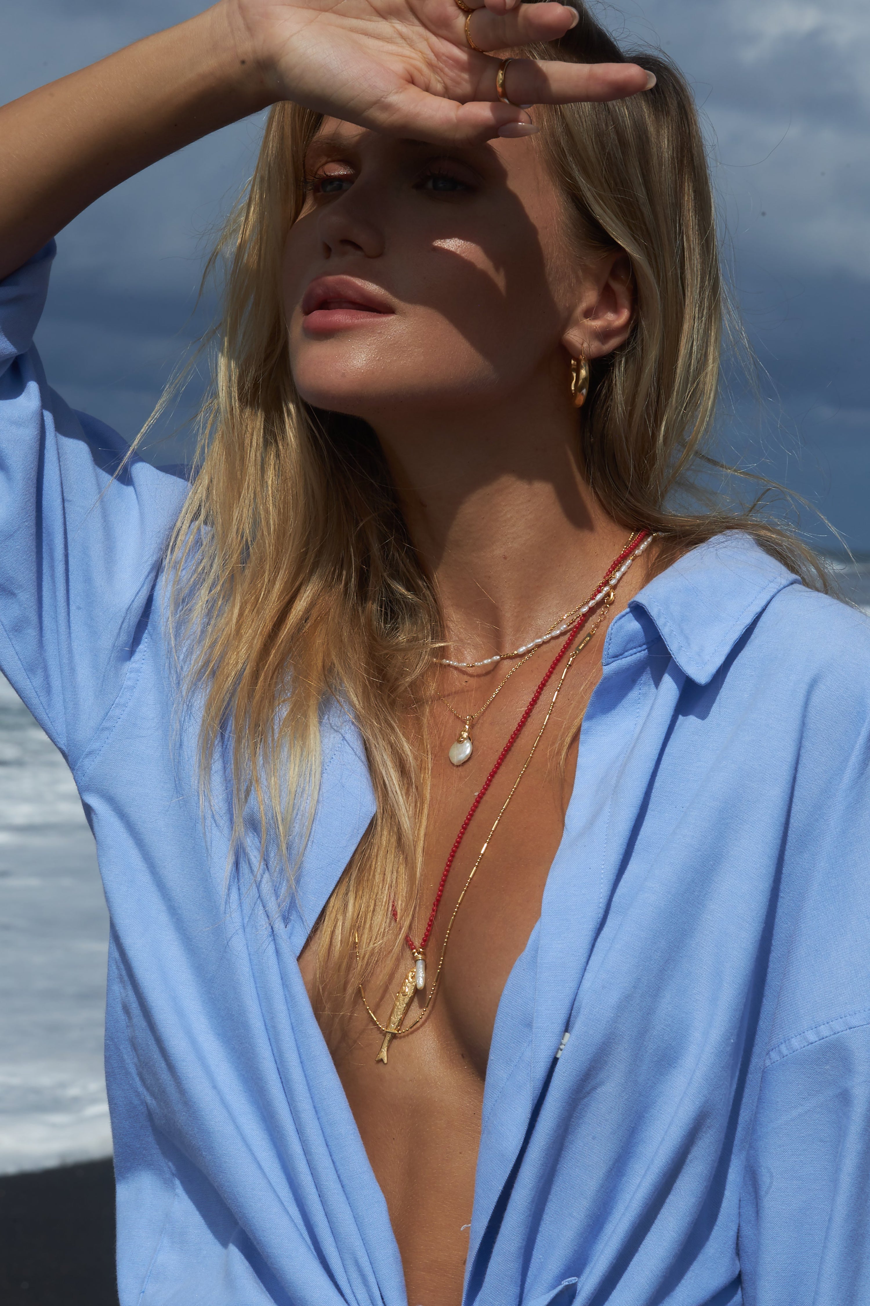 Aime Necklace - Gold