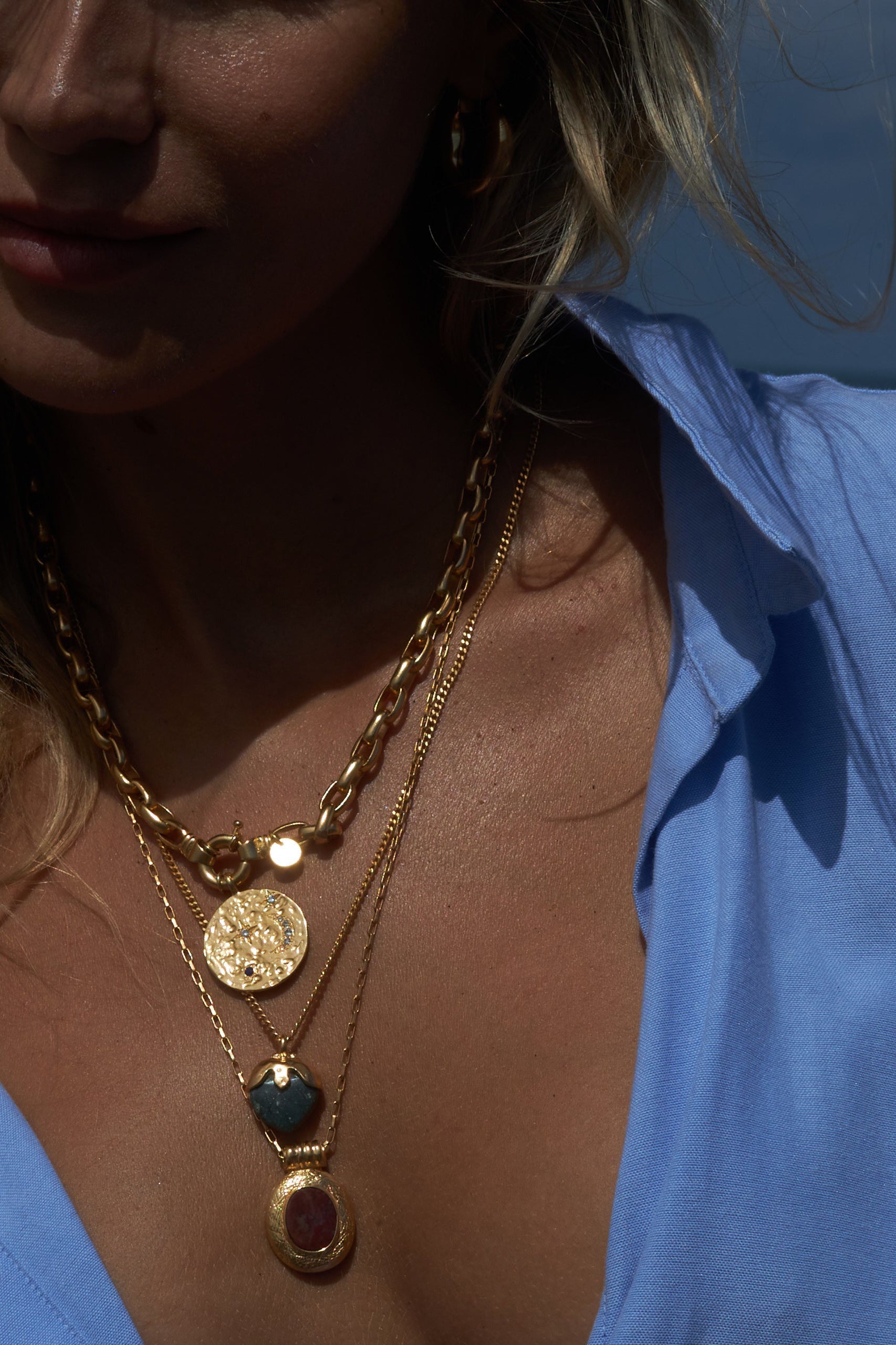 Bailee Necklace - Gold