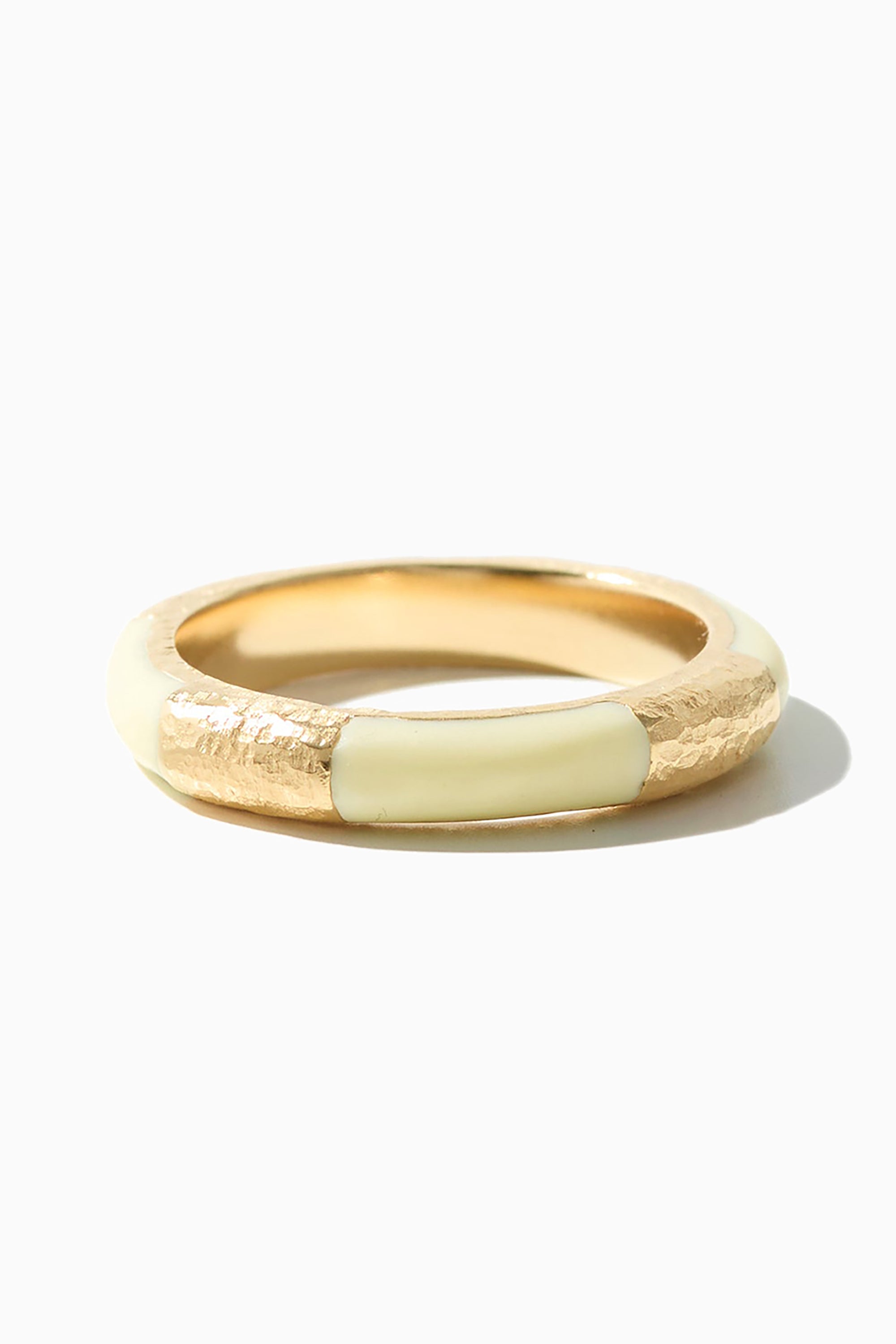 Ivy Ring - Gold with Ivory