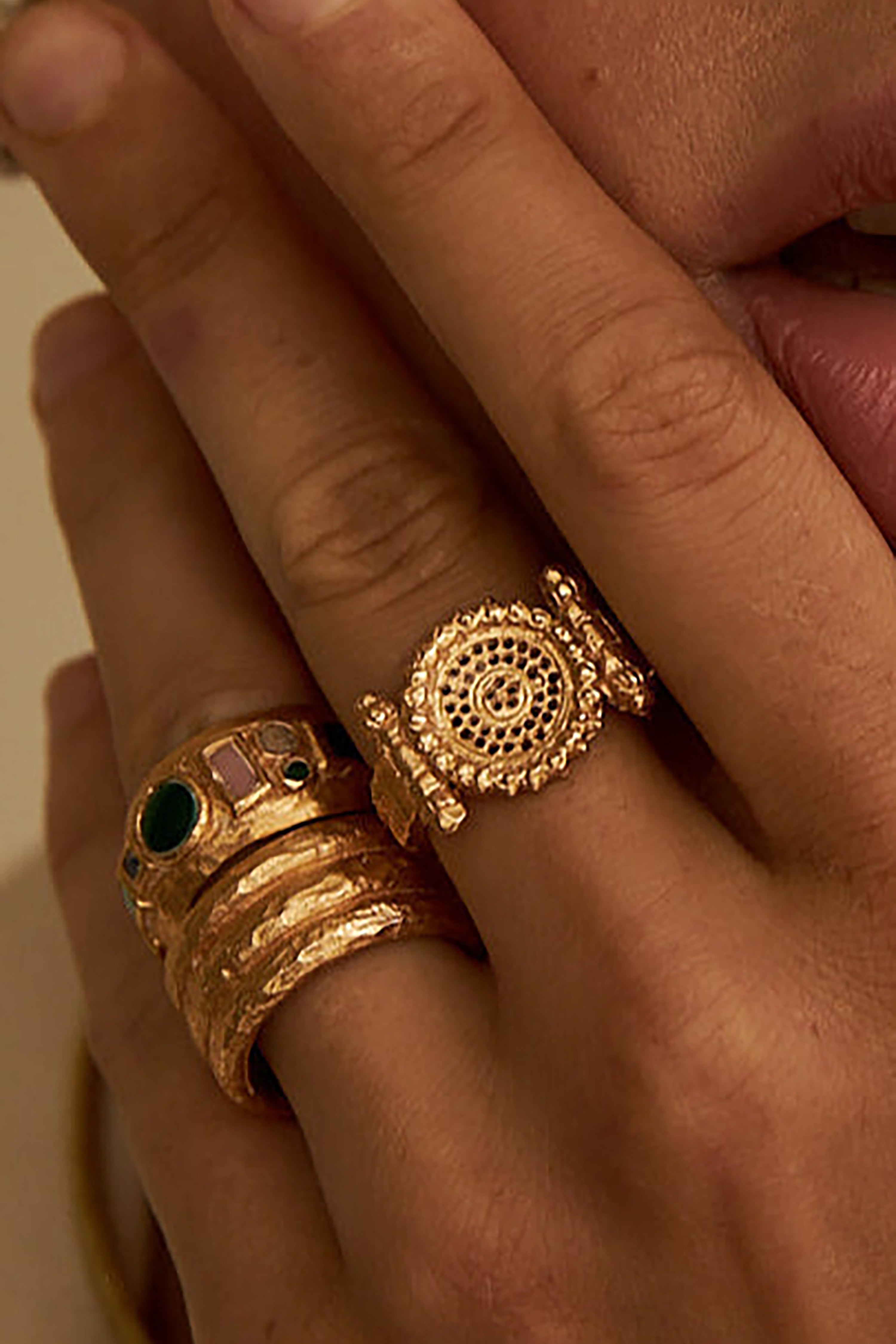 Kalani Ring - Gold with Gemstones