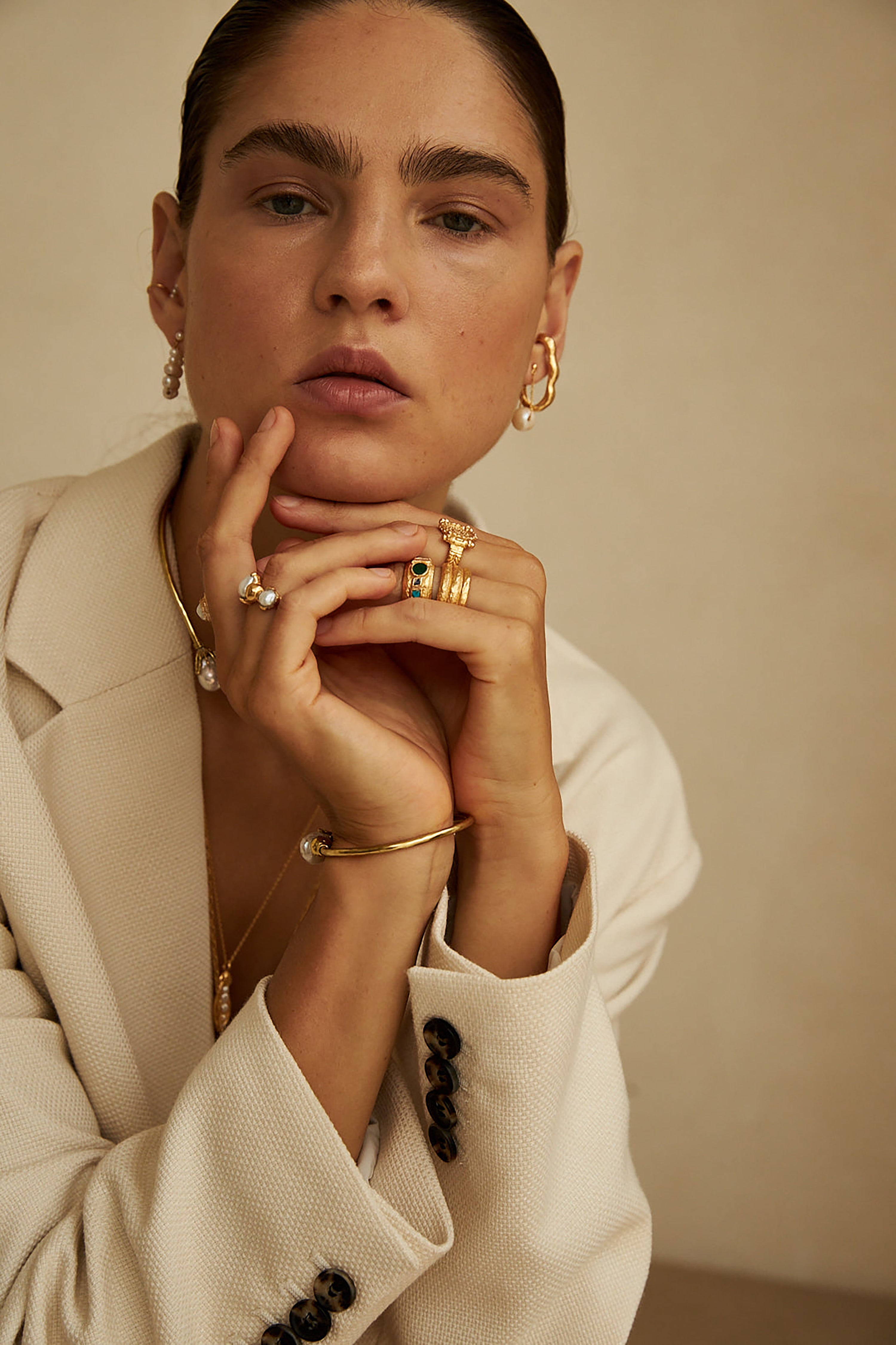 Kalani Ring - Gold with Gemstones