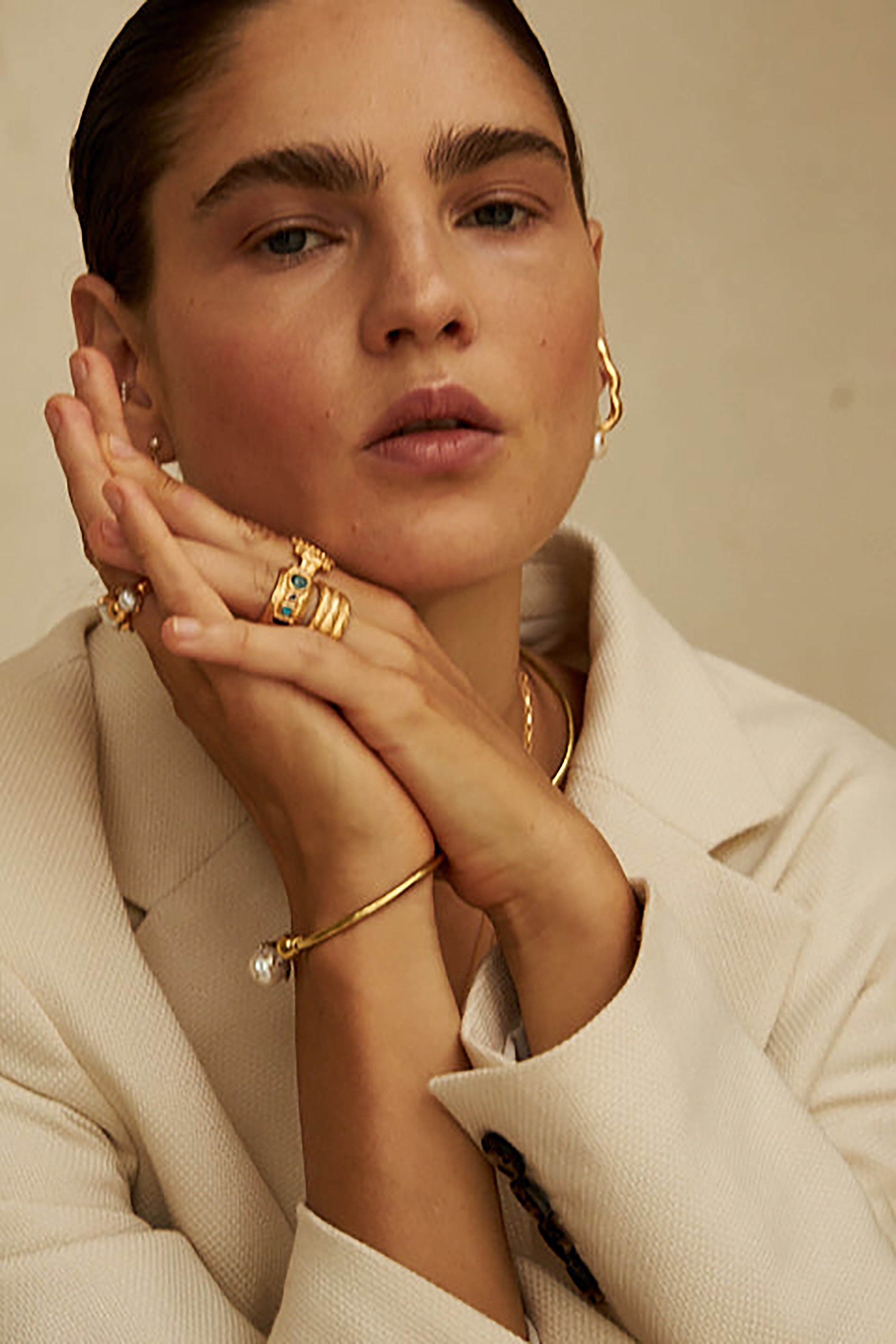 Kalani Ring - Gold with Gemstones