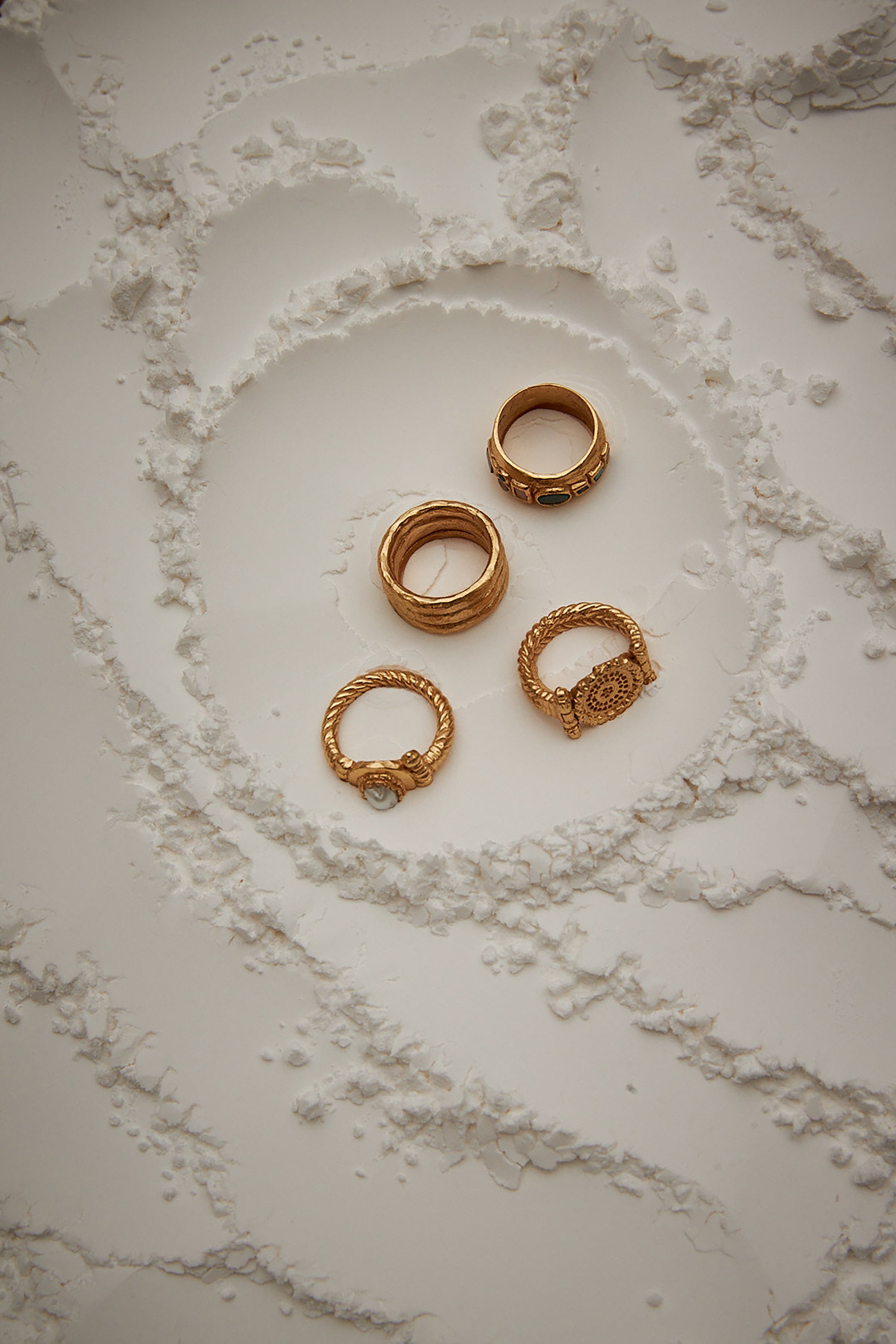 Kalani Ring - Gold with Gemstones