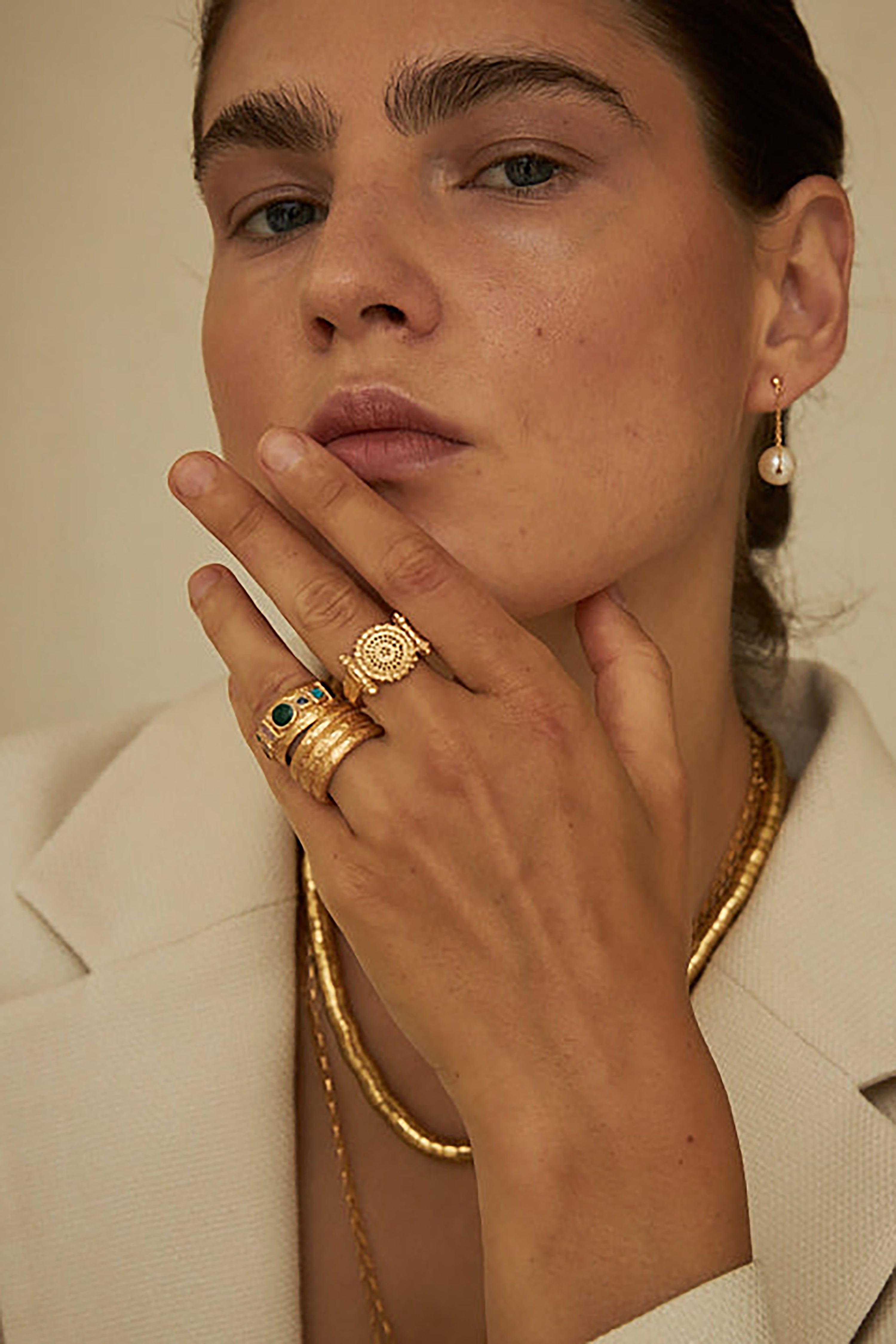 Kalani Ring - Gold with Gemstones