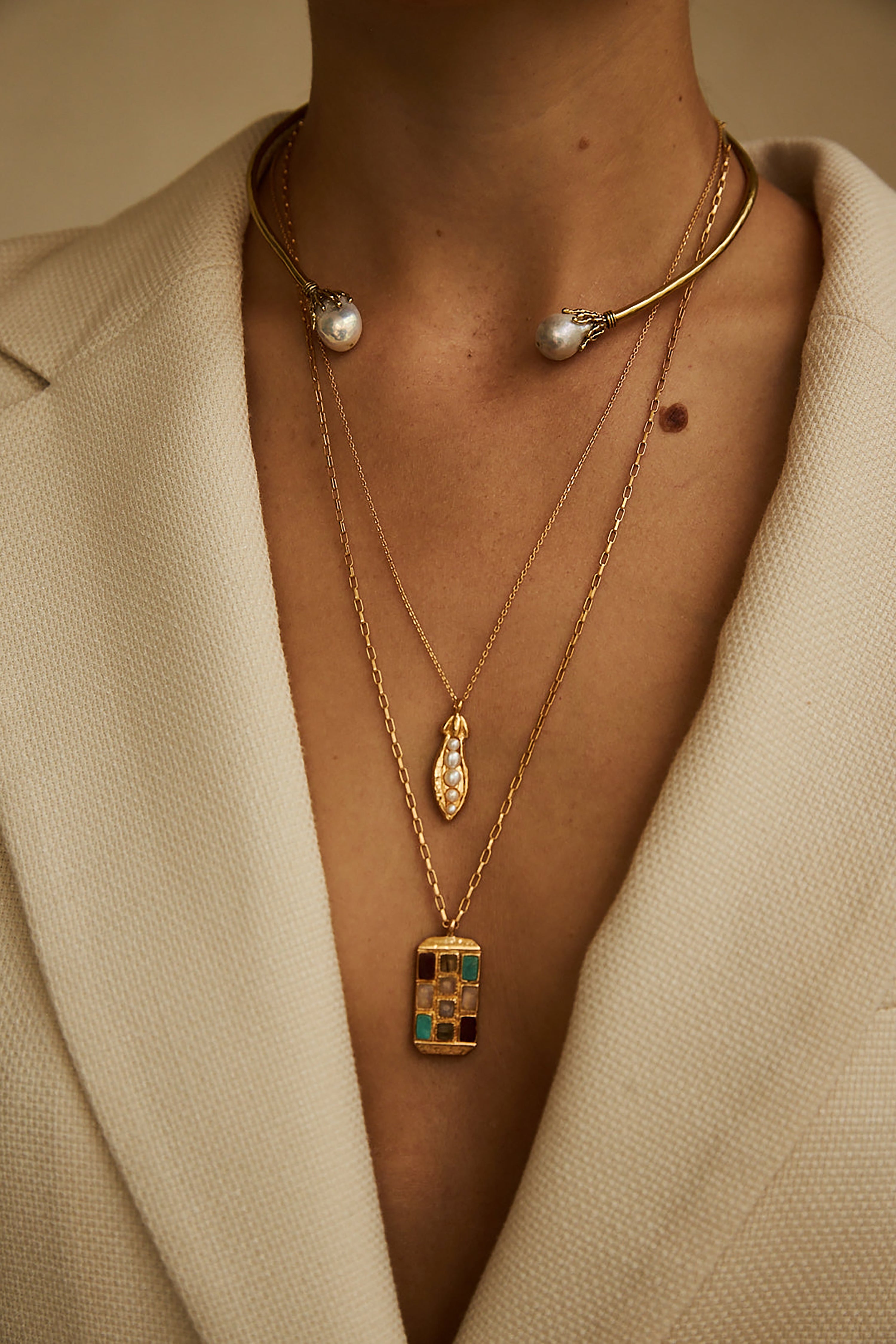 Lou Necklace - Gold
