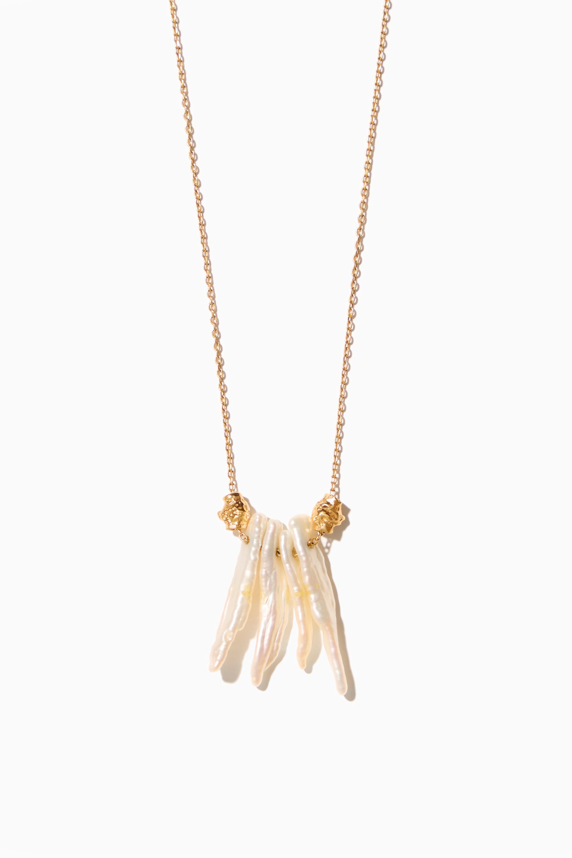 Luana Necklace - Gold w/ Pearl