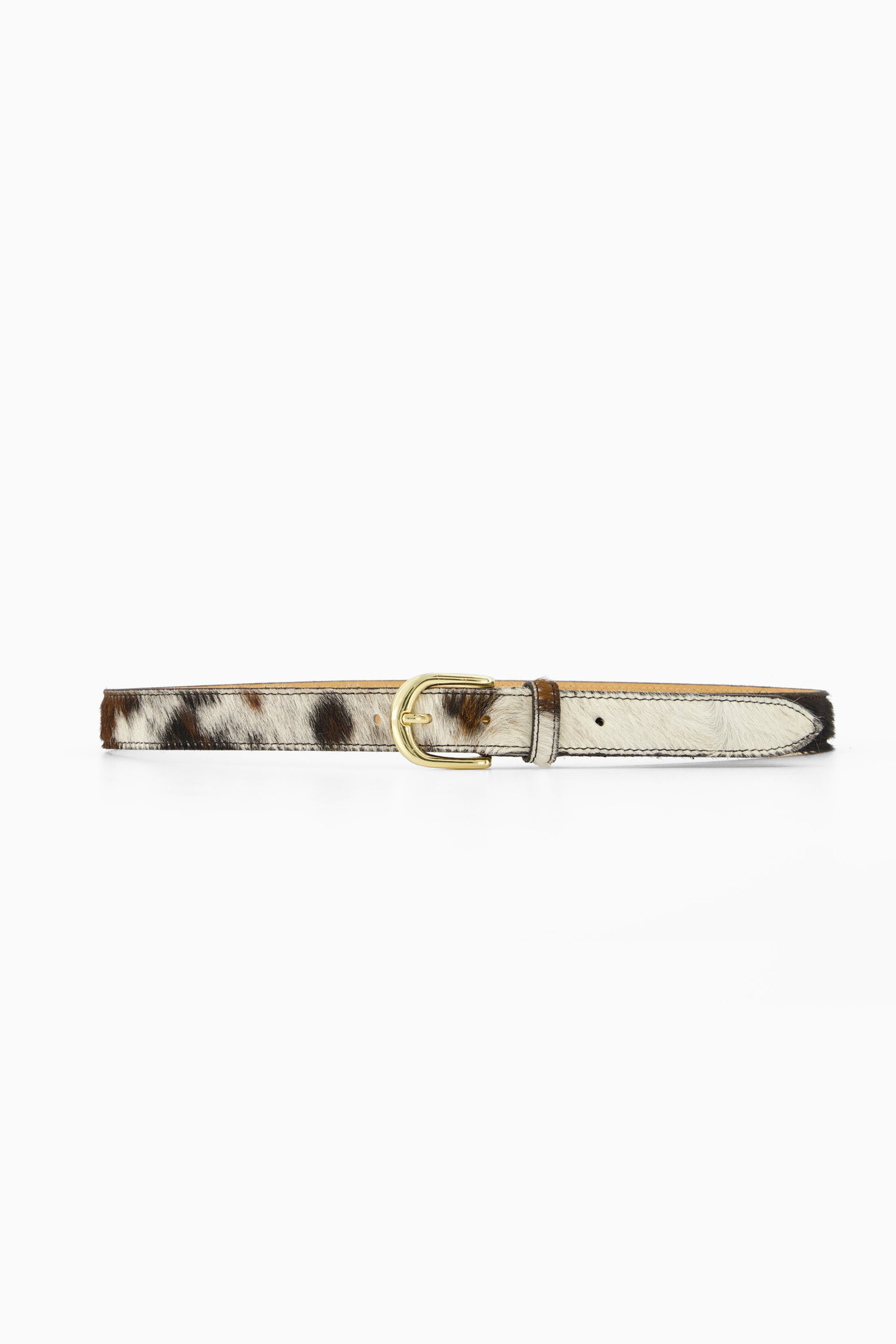 Moo Belt - Cow w/ Gold Buckle