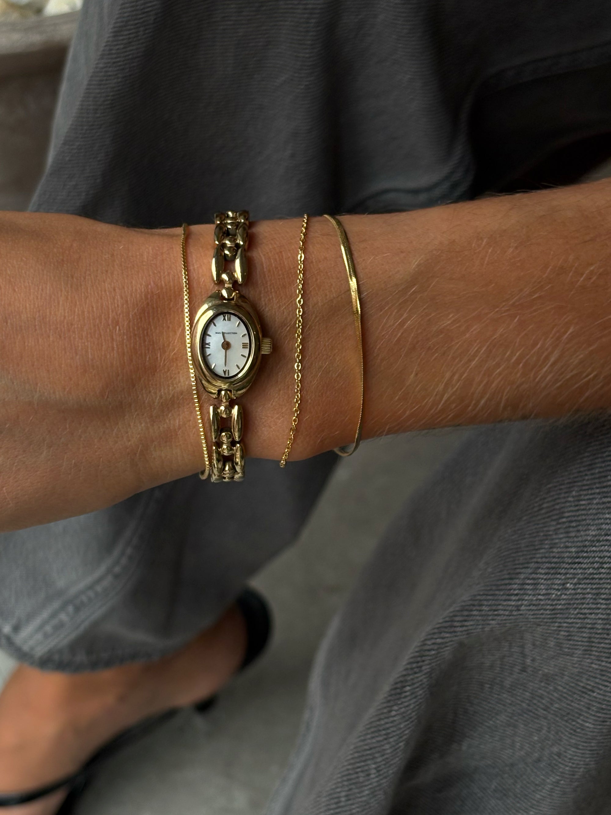 Box Chain Bracelet - Gold