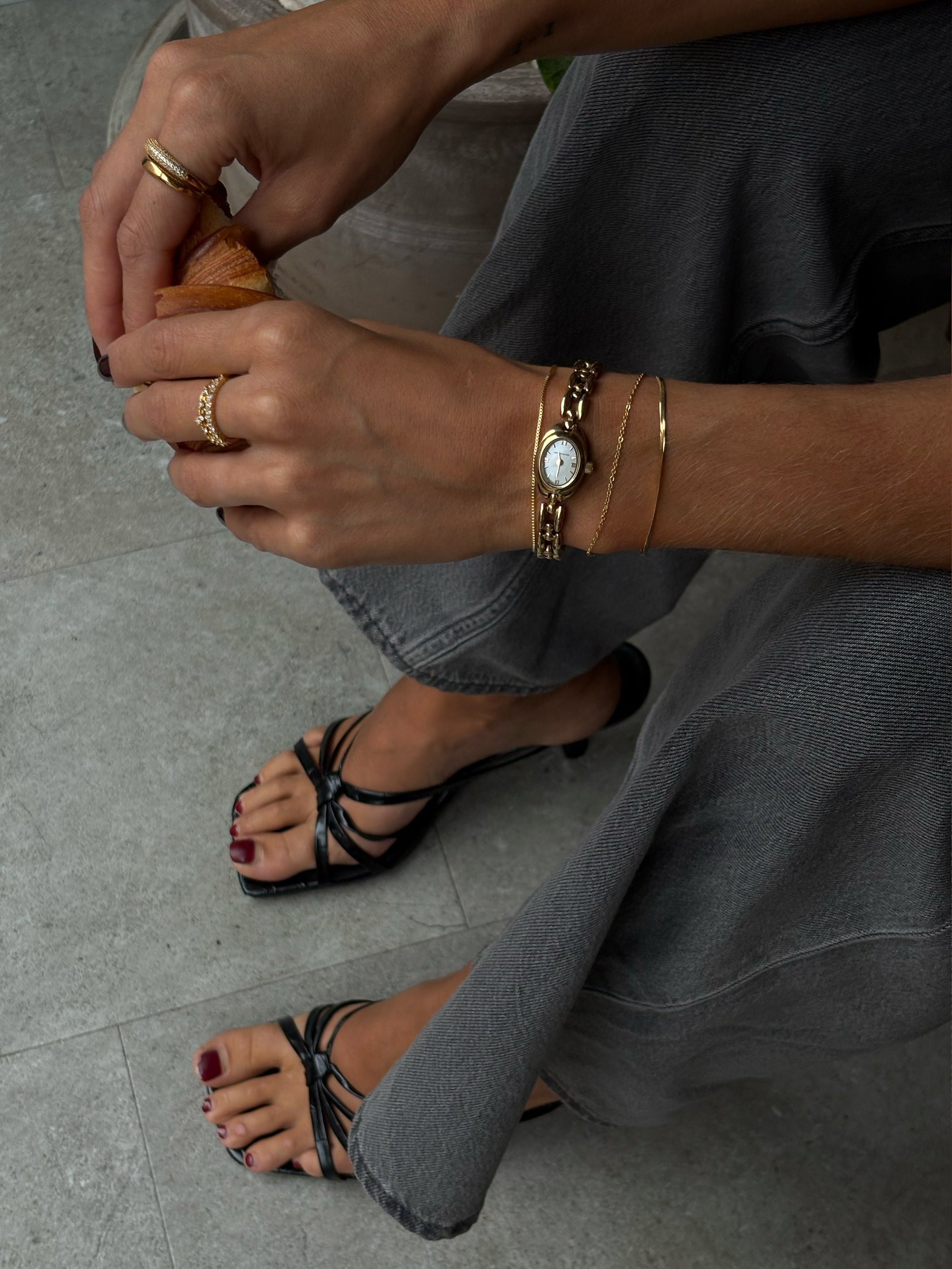 Box Chain Bracelet - Gold