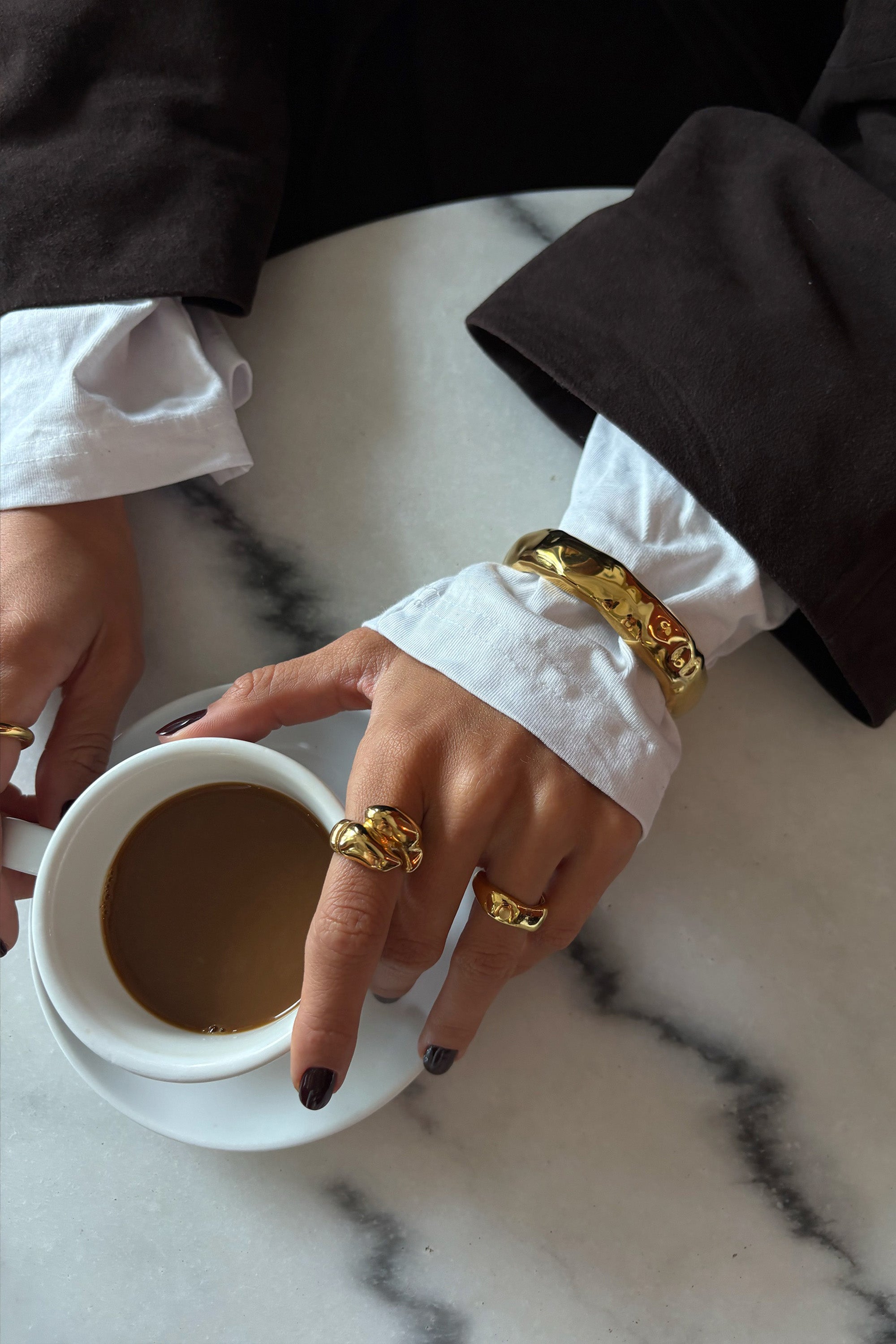 Breeze Bangle Bracelet - Gold