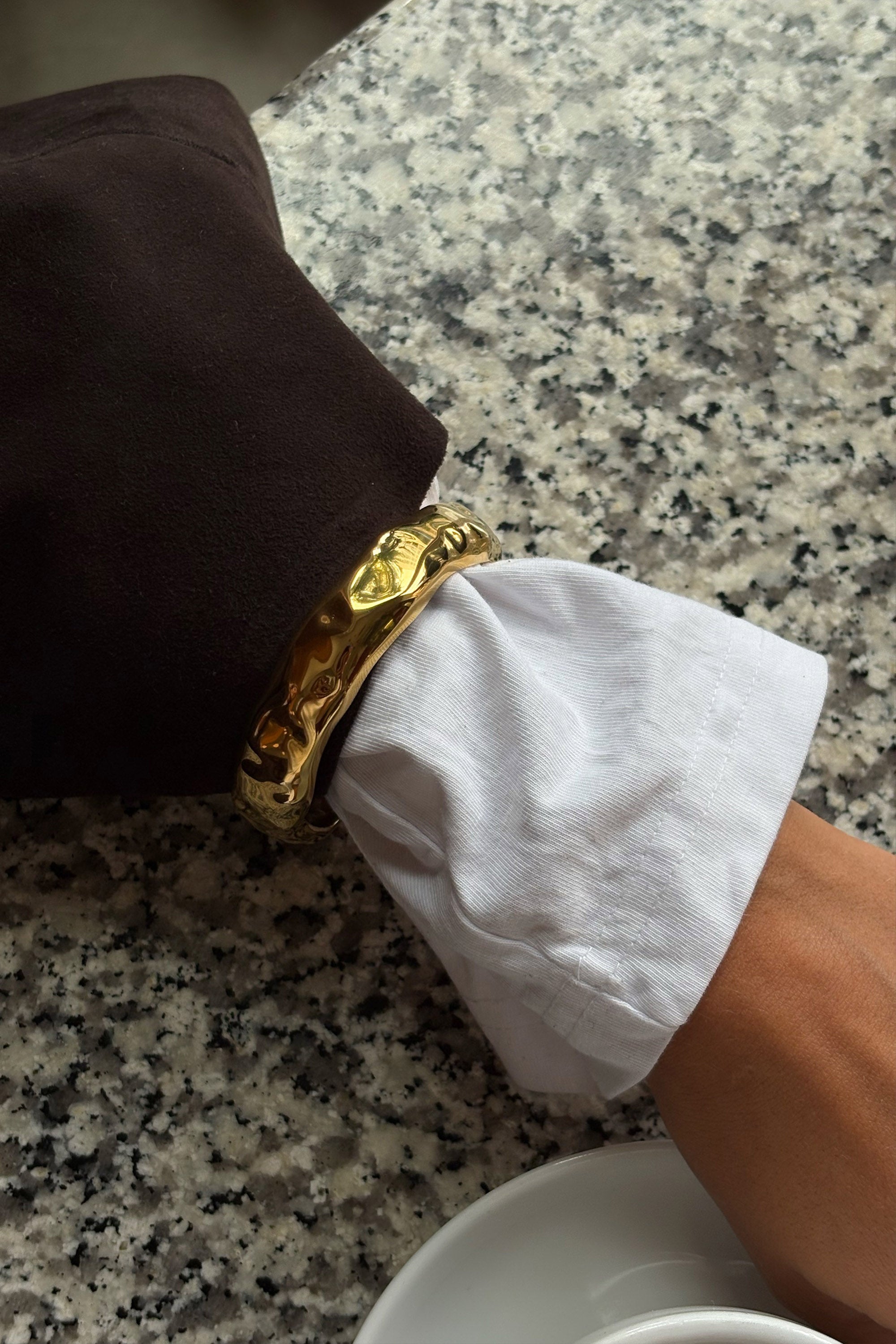 Breeze Bangle Bracelet - Gold