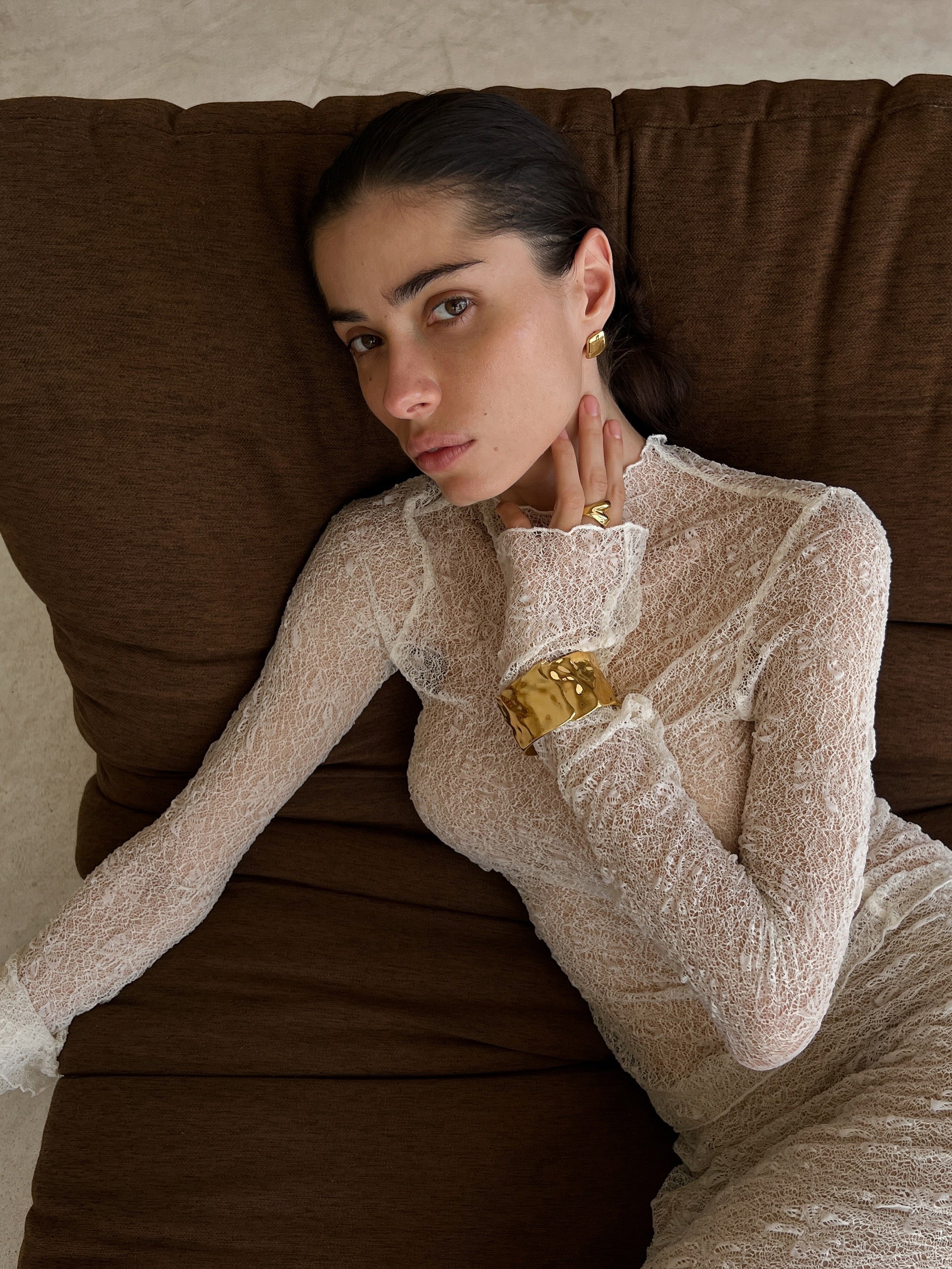 Dune Cuff Bracelet - Gold