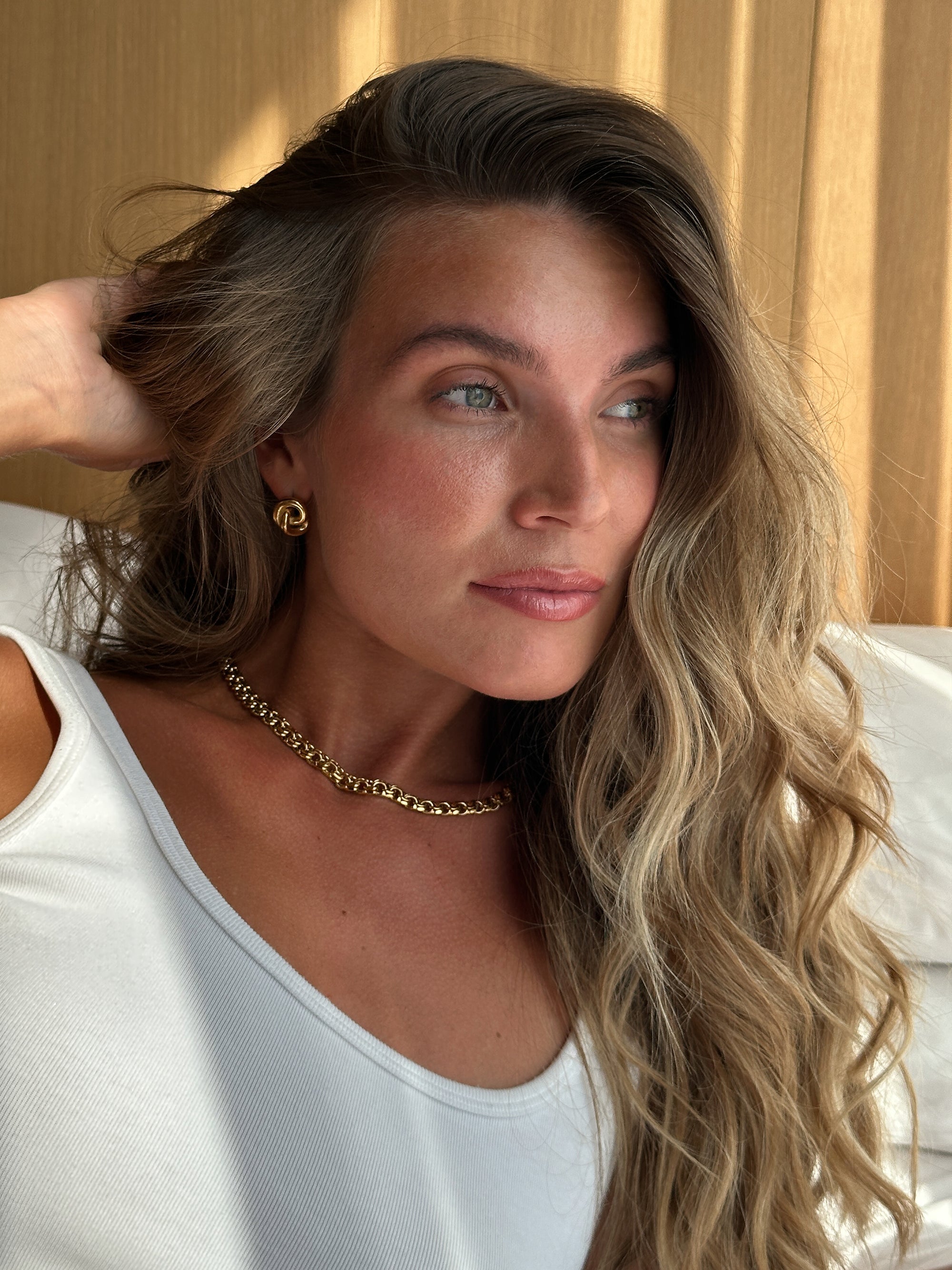 Knot Earrings - Gold