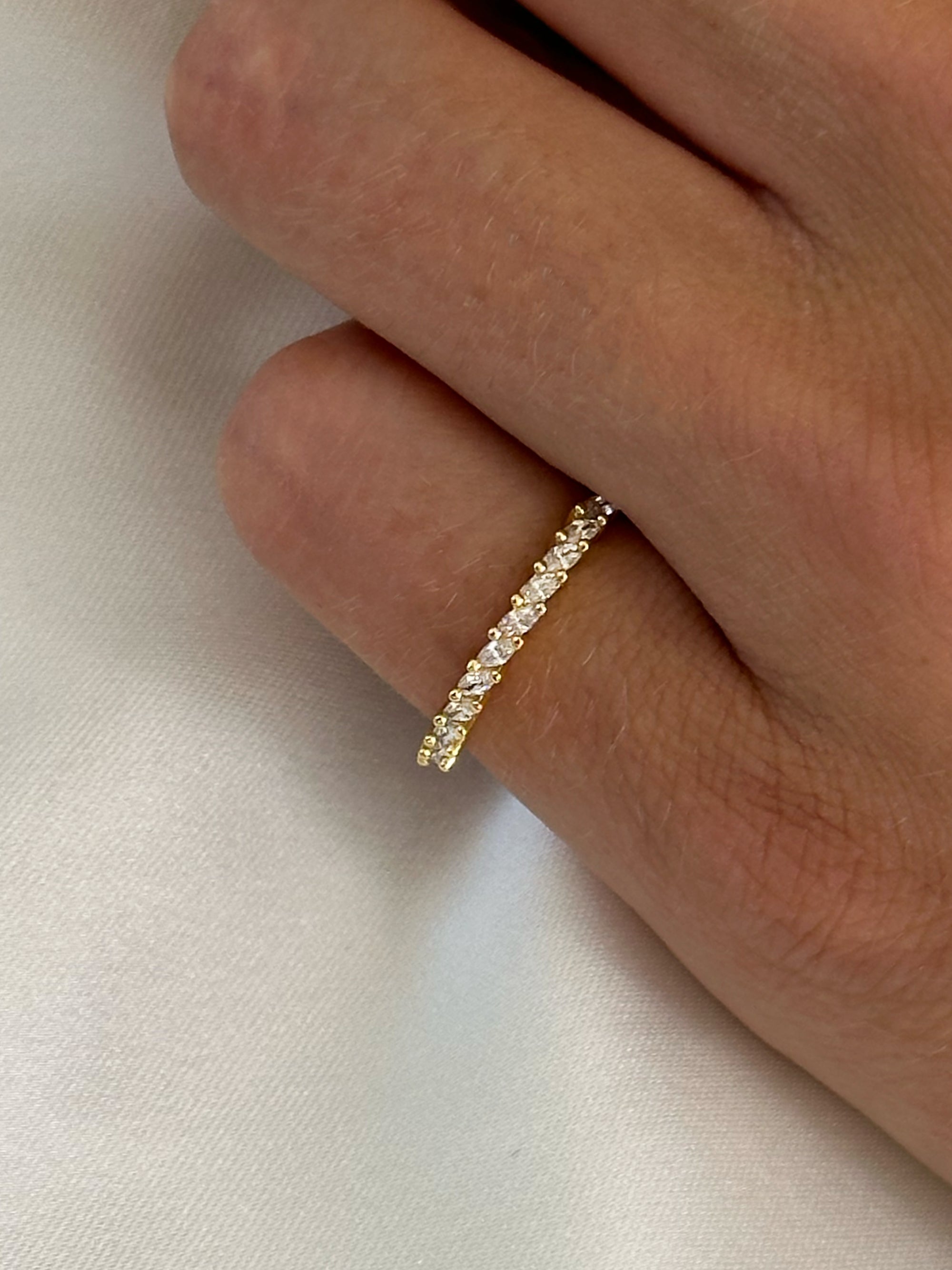 Marquise Stacker Ring - Gold