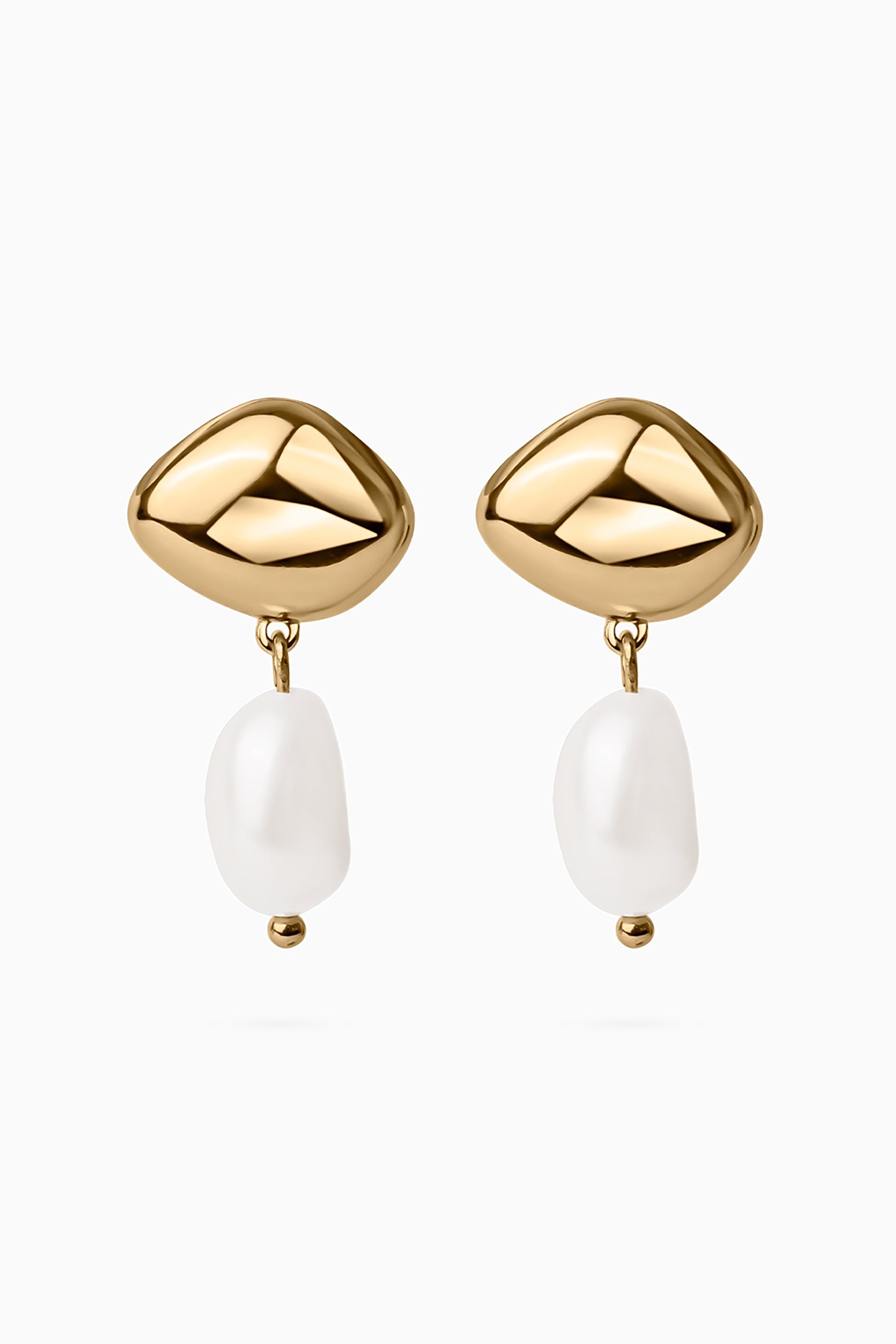 Pearl Earrings - Gold