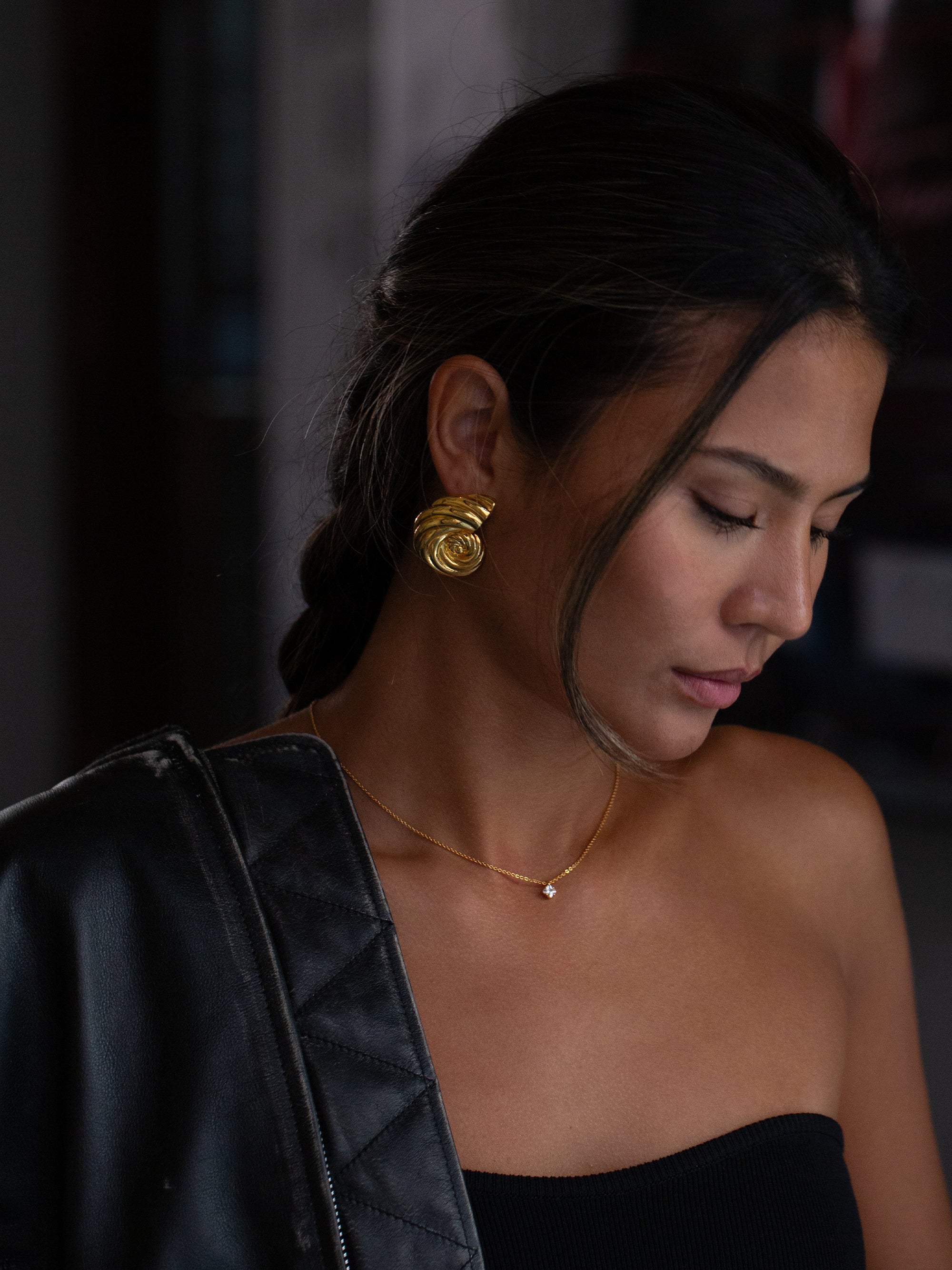 Quatrefoil Necklace - Gold