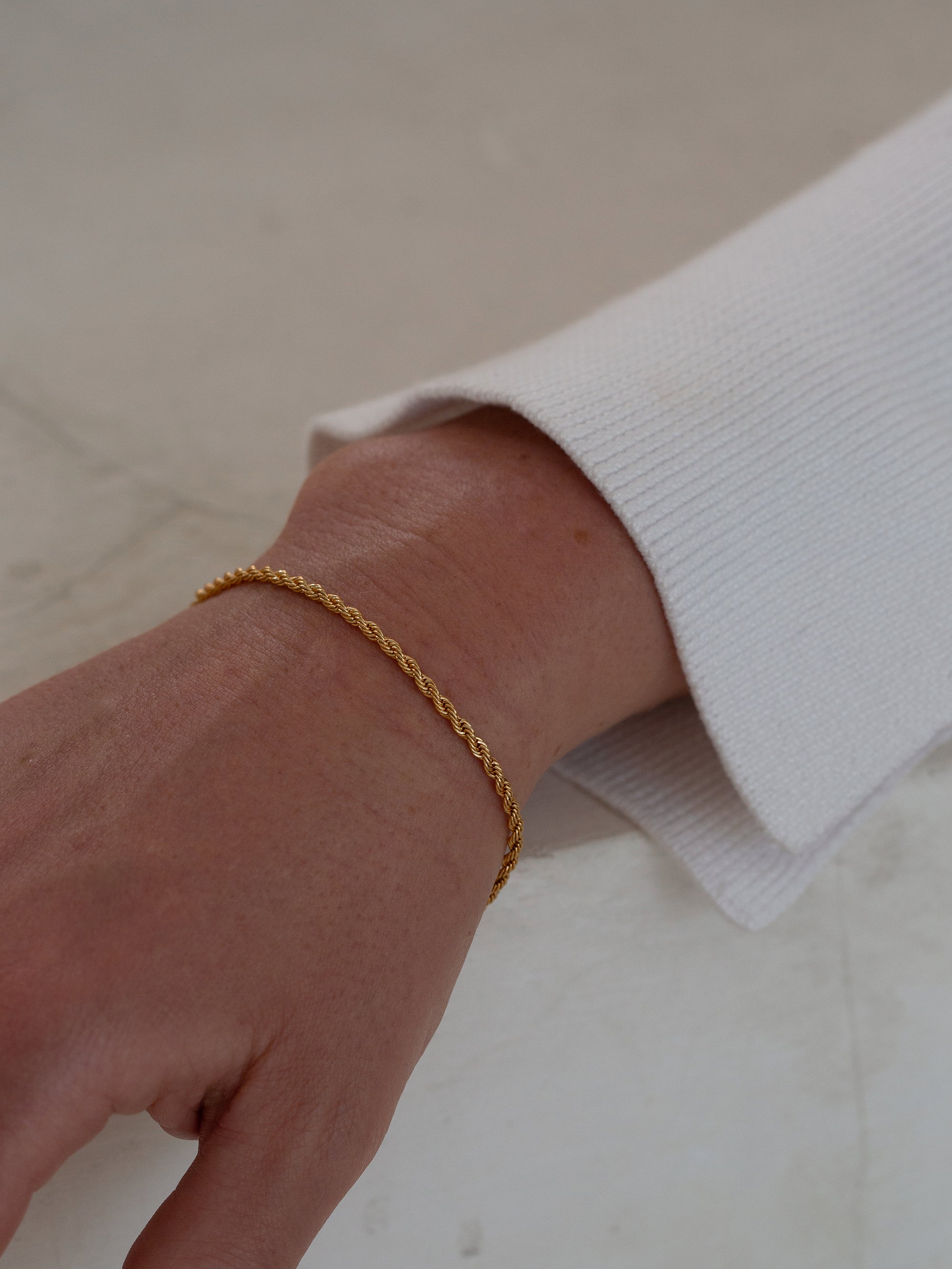 Rope Chain Bracelet - Gold