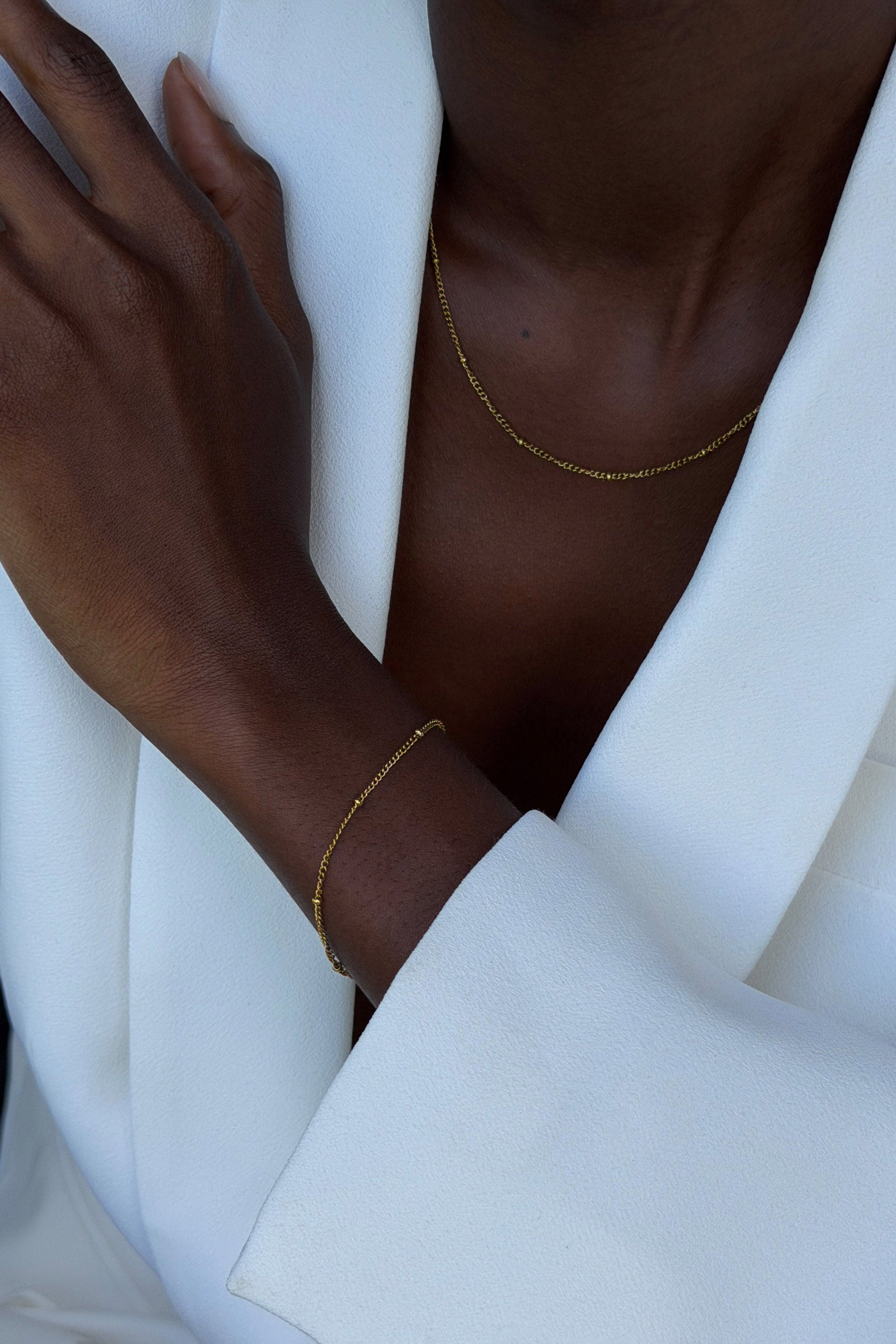 Spheres Necklace - Gold