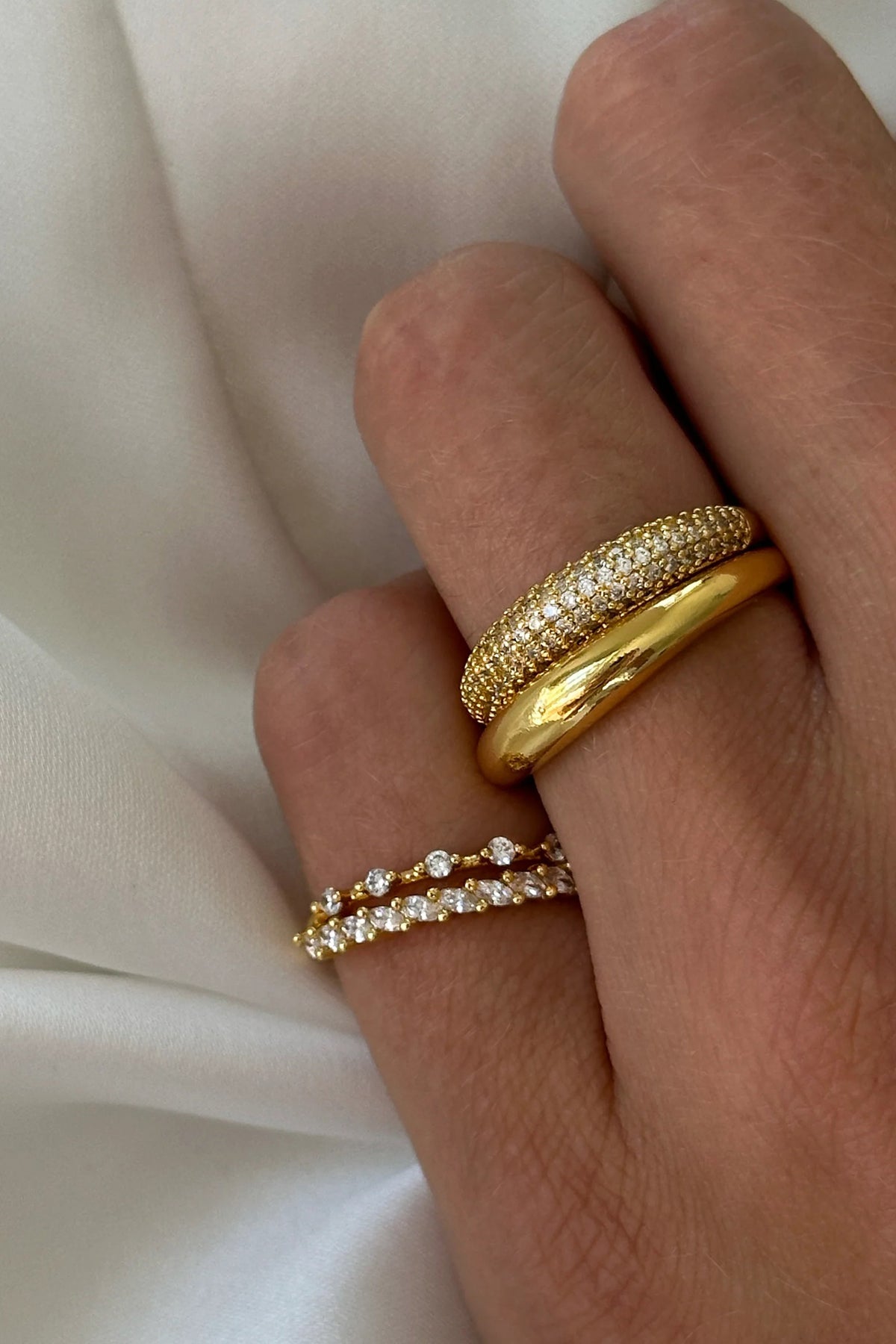 Thin Dome Ring - Gold