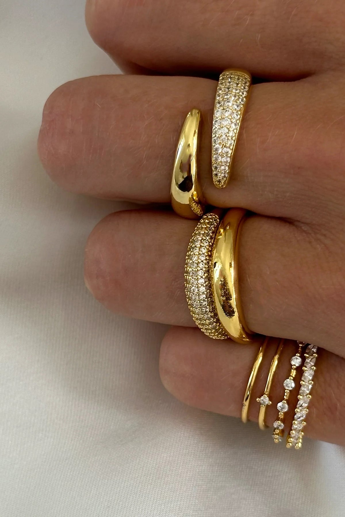 Thin Dome Ring - Gold