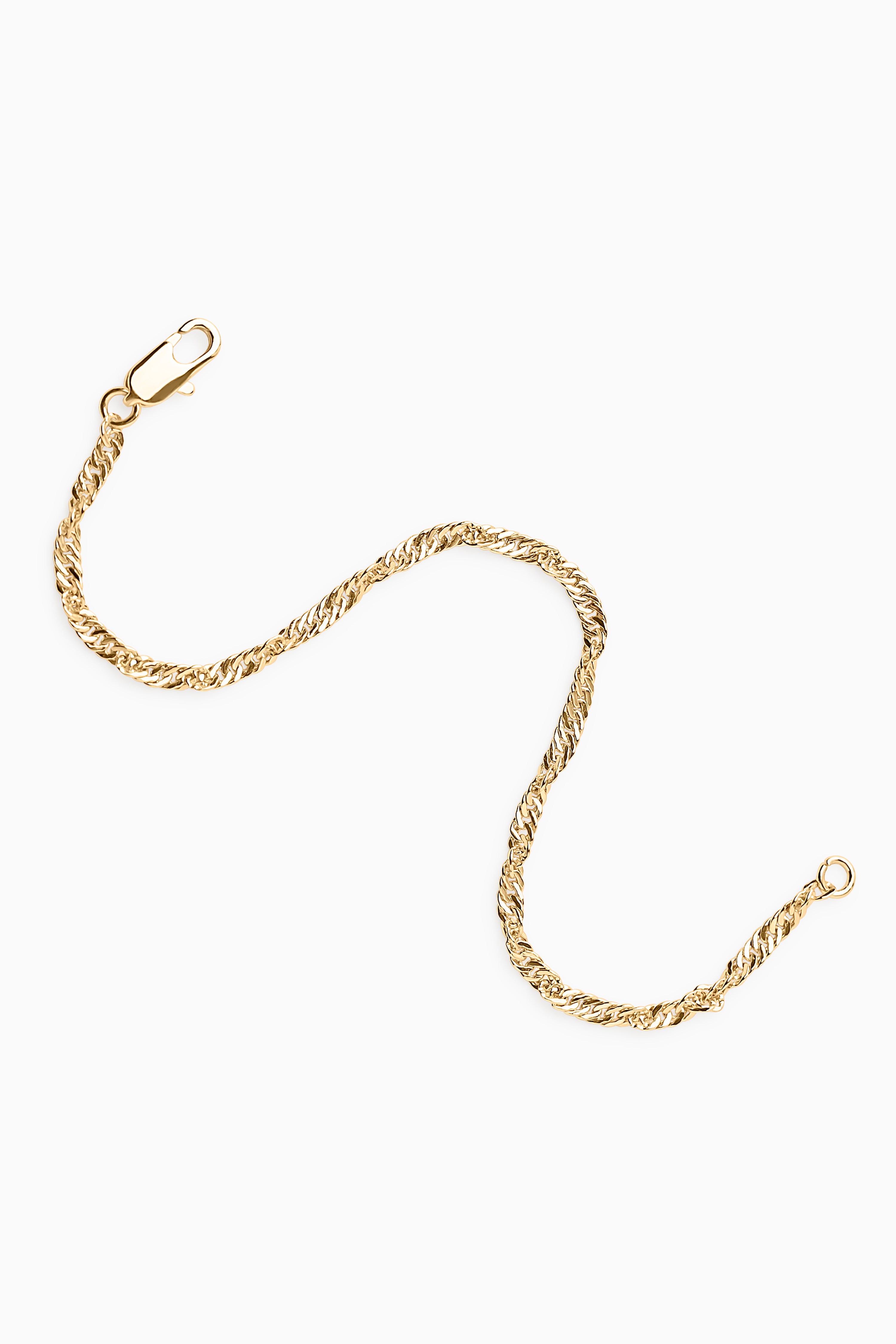 Twisted Rope Bracelet - Gold