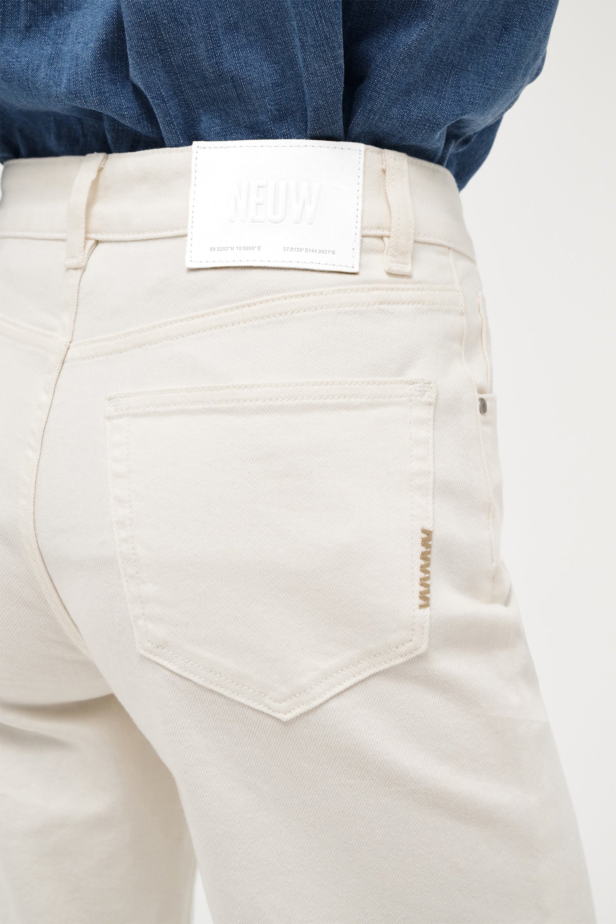 Eva Wide Jeans - White