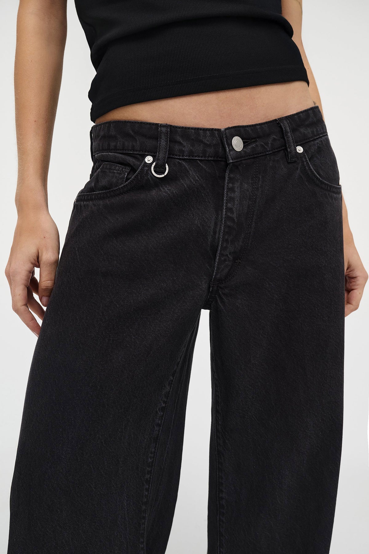Milla Wide Jeans - Blackout