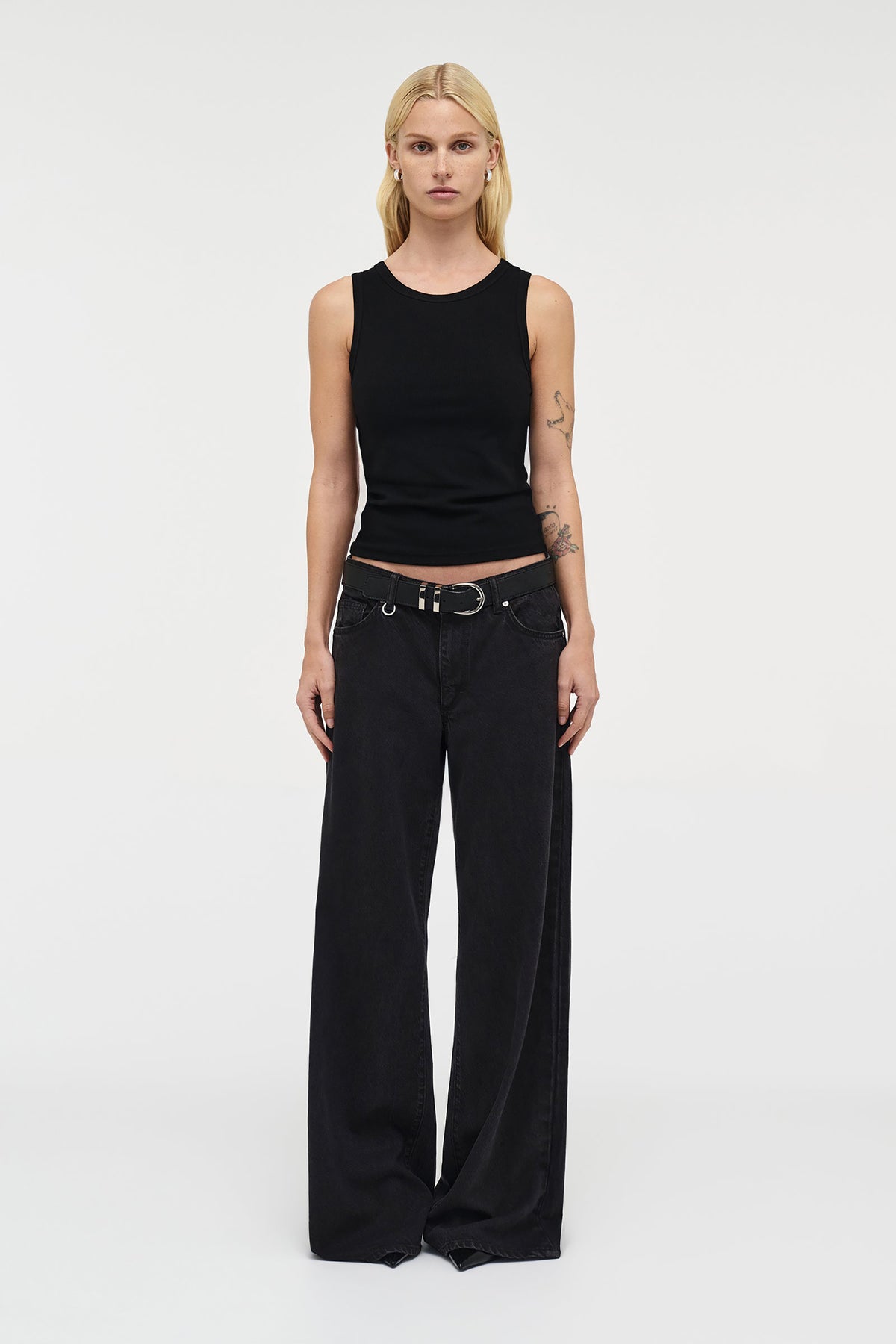 Milla Wide Jeans - Blackout
