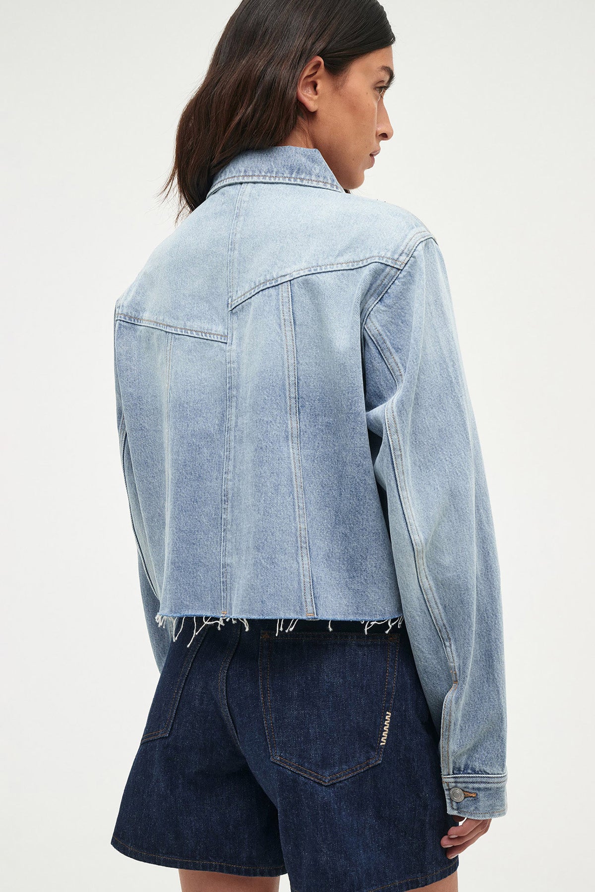Origami Denim Jacket - Light Vintage Indigo