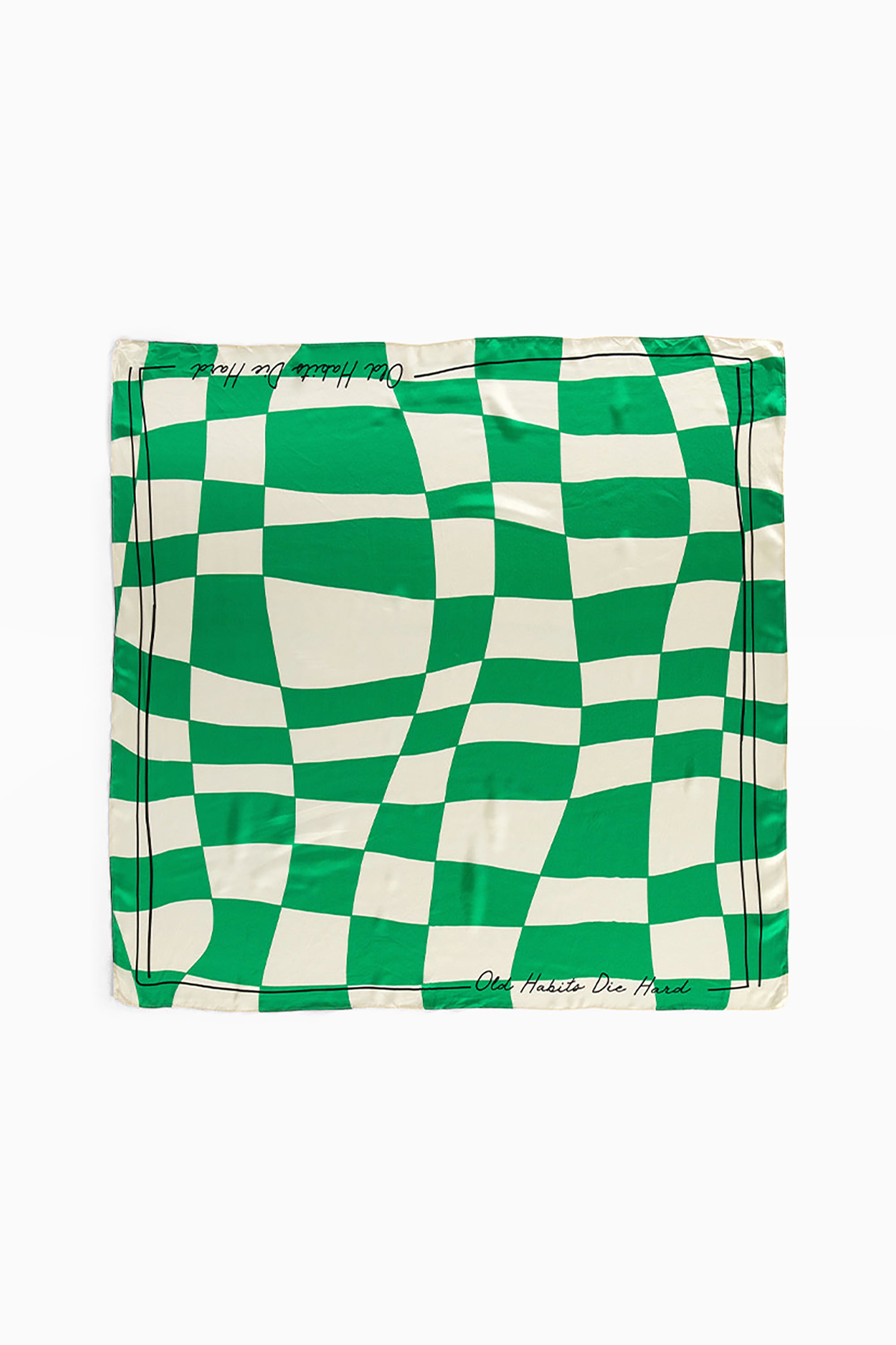 Silk Bandana - Funky Green