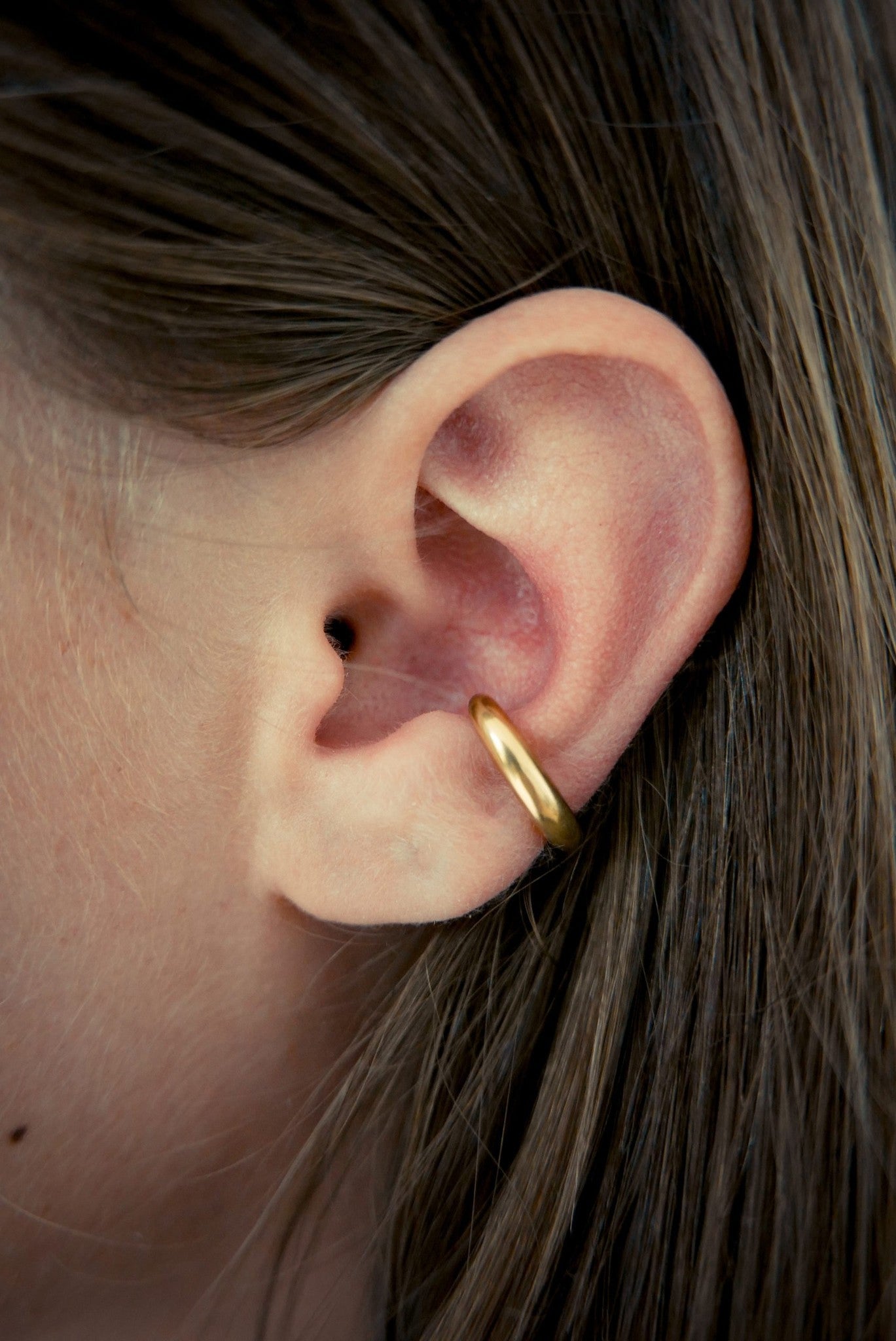 Enfold Ear Cuff - Silver