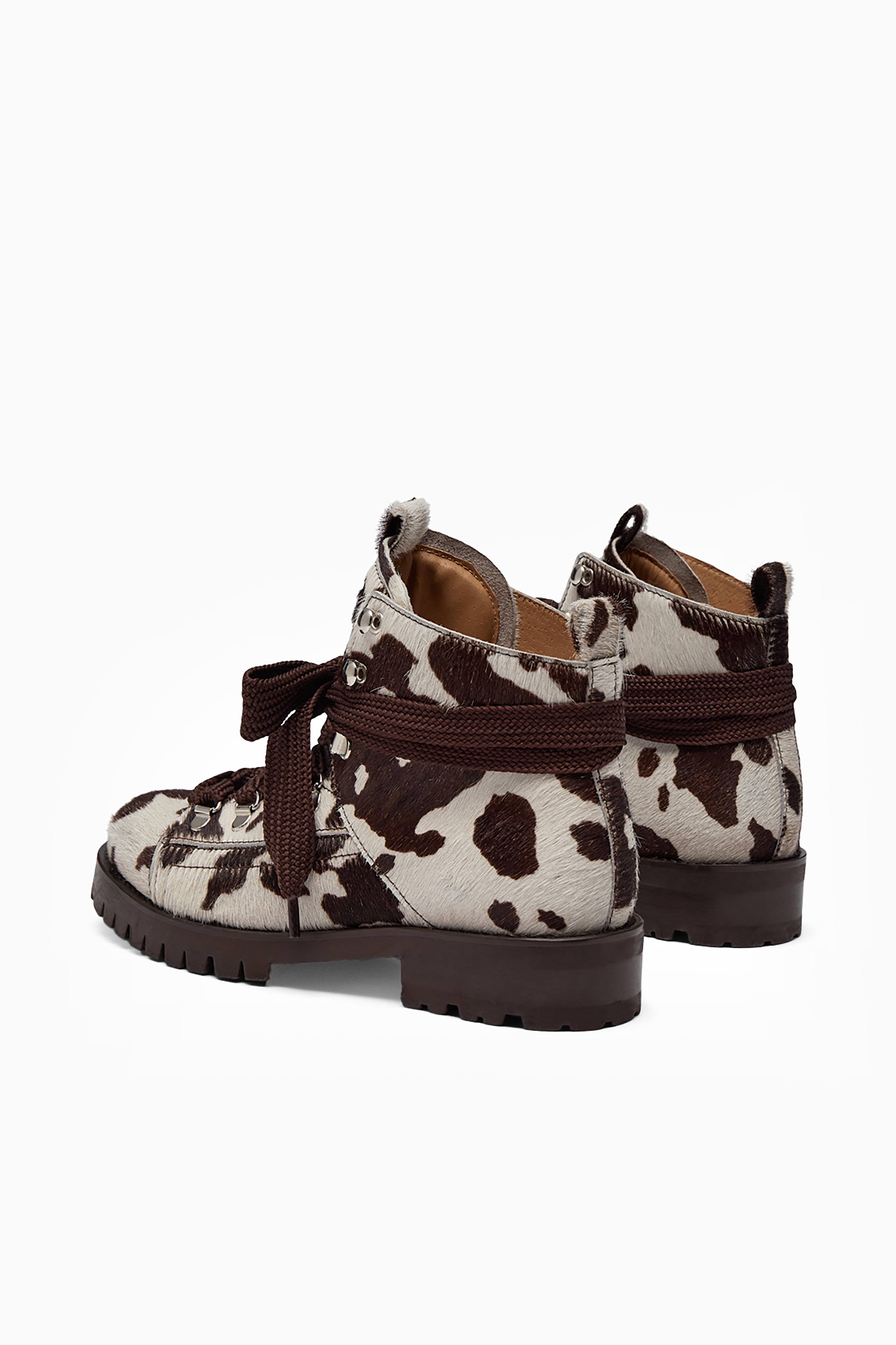 Alice Pony Boots - Brown Combo