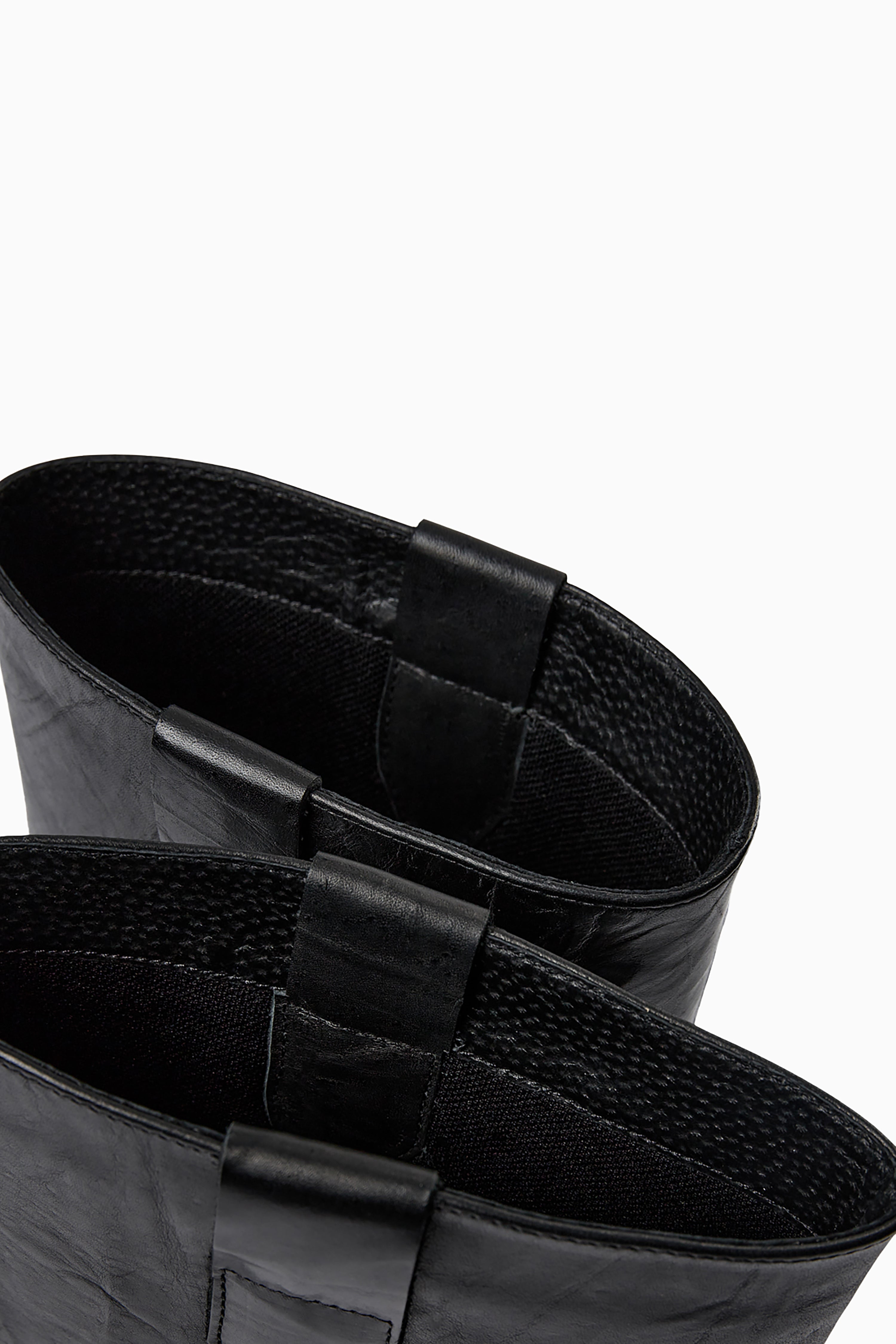 Angelina Boot - Black Crinkle