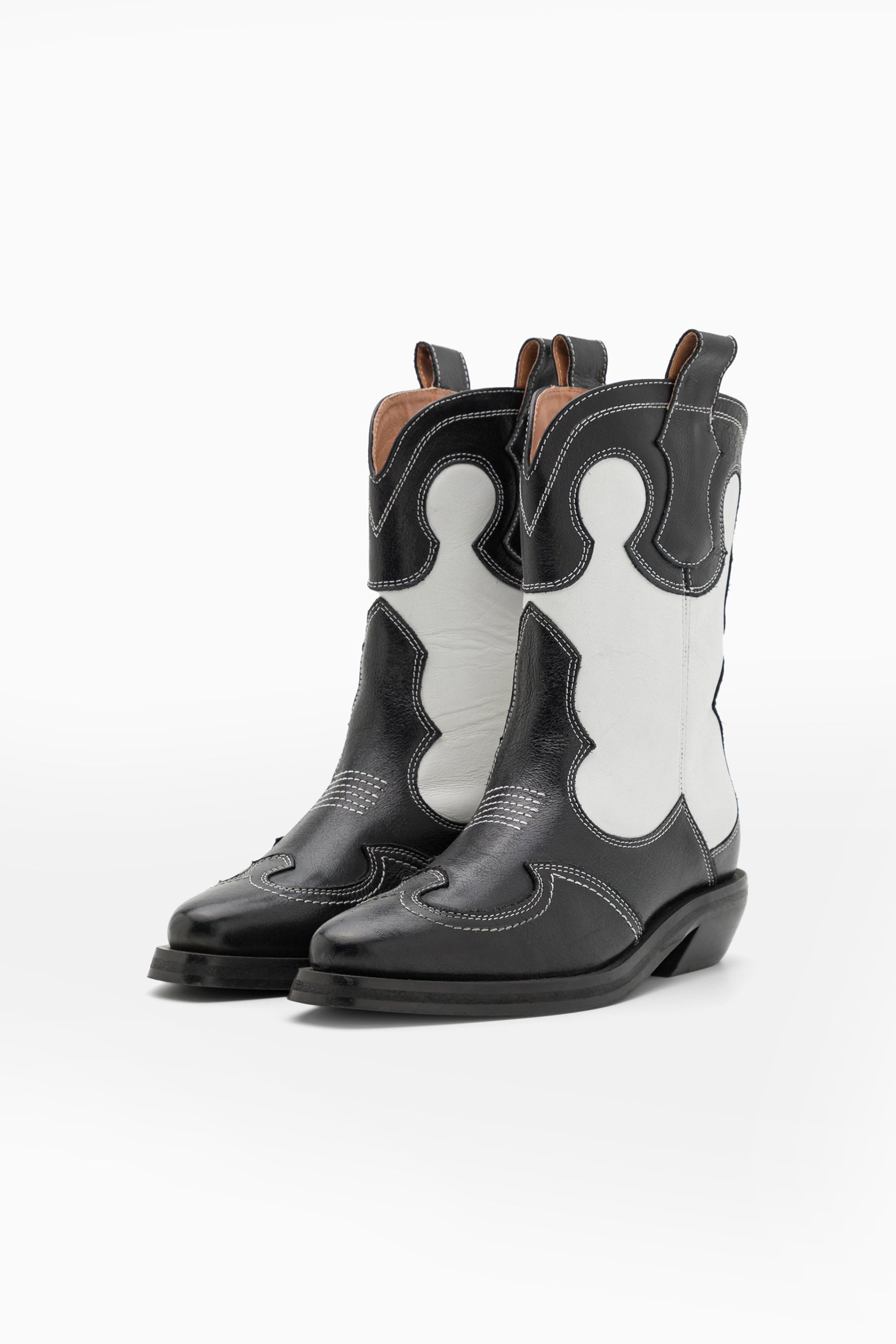 Nirvana Mix Boots - Black/White