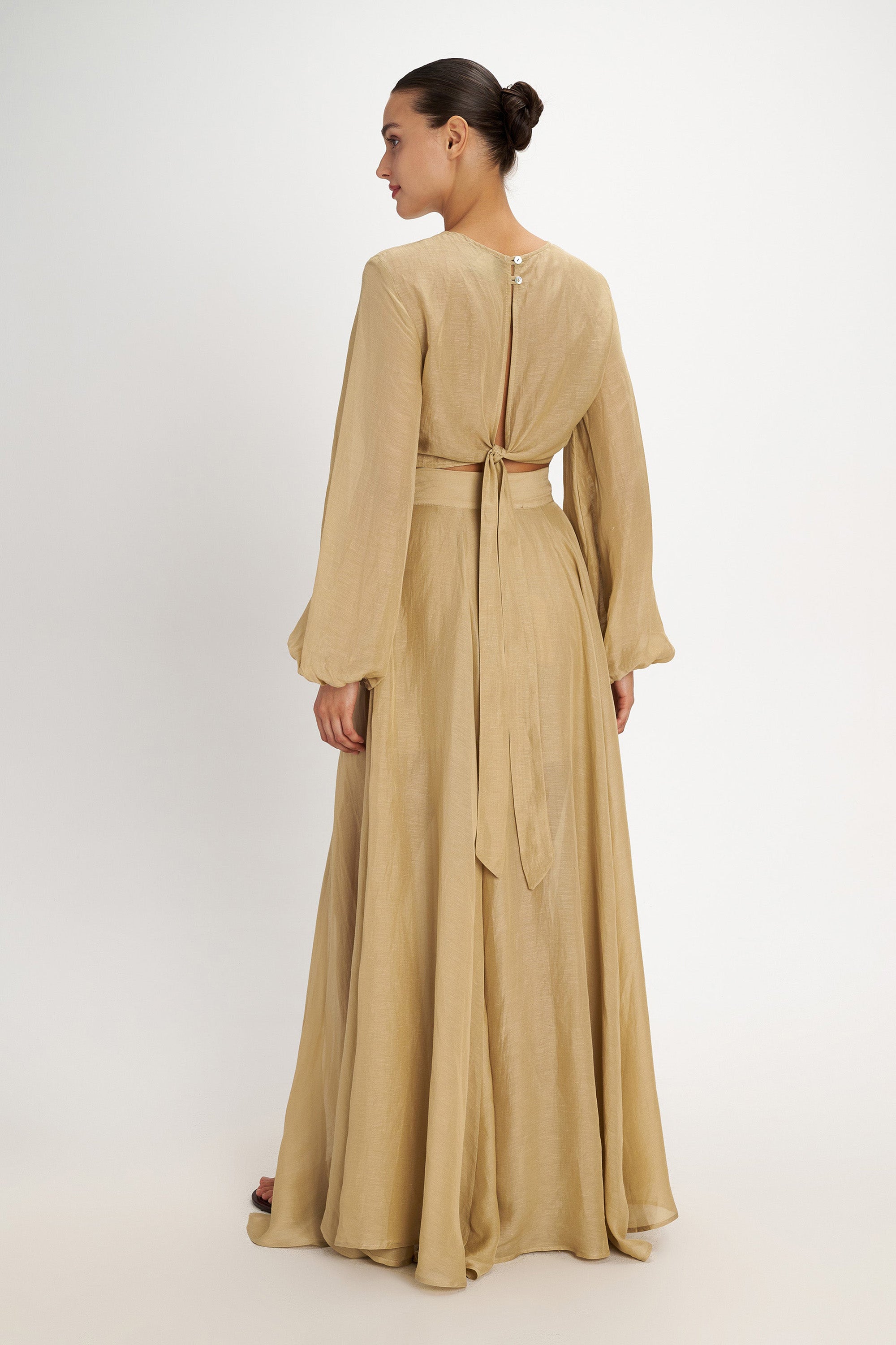 Callisto Maxi Skirt - Beige
