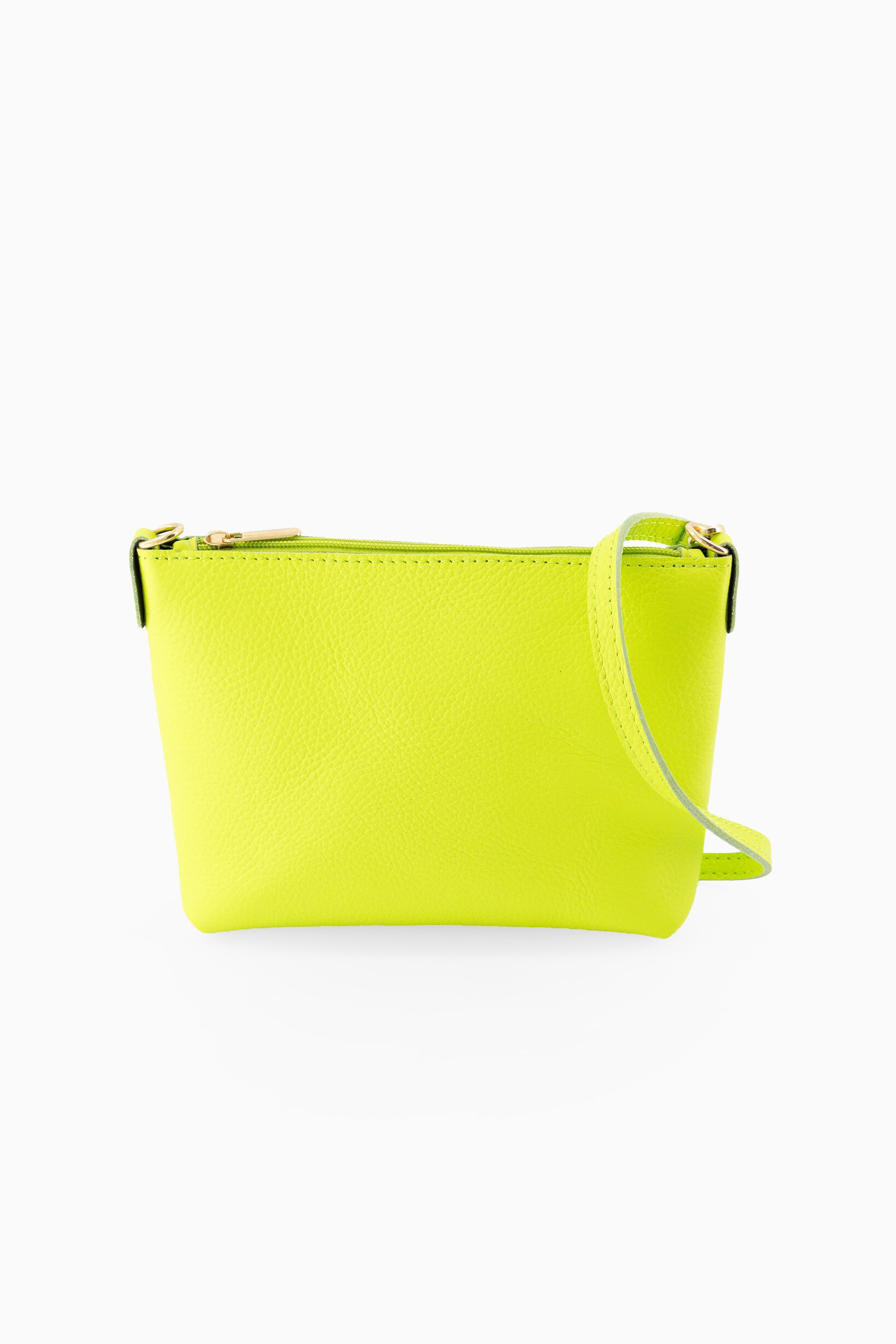 Quinn Bag - Classic Grain Lime Green