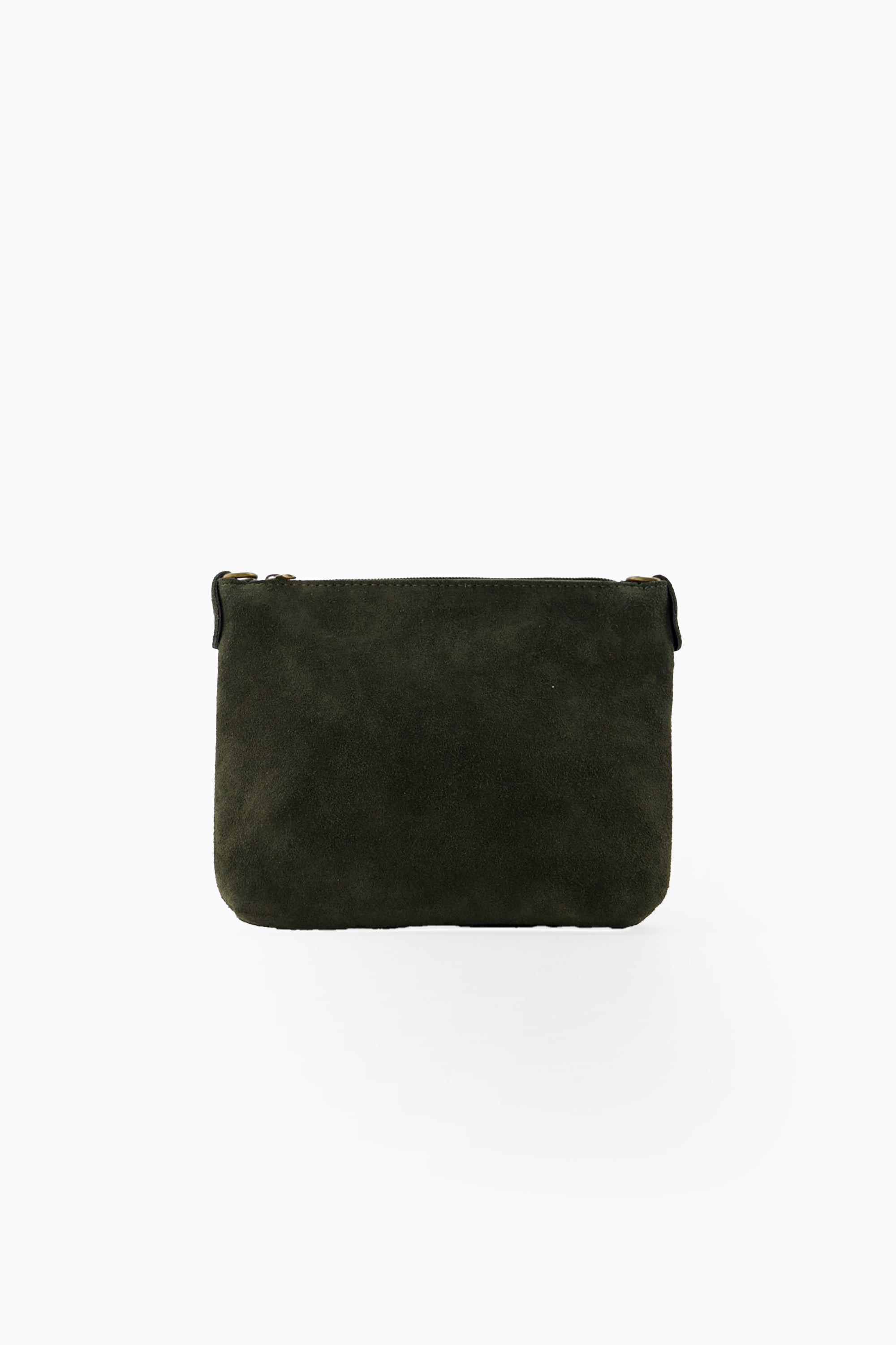 Quinn Bag - Suede Forest Green