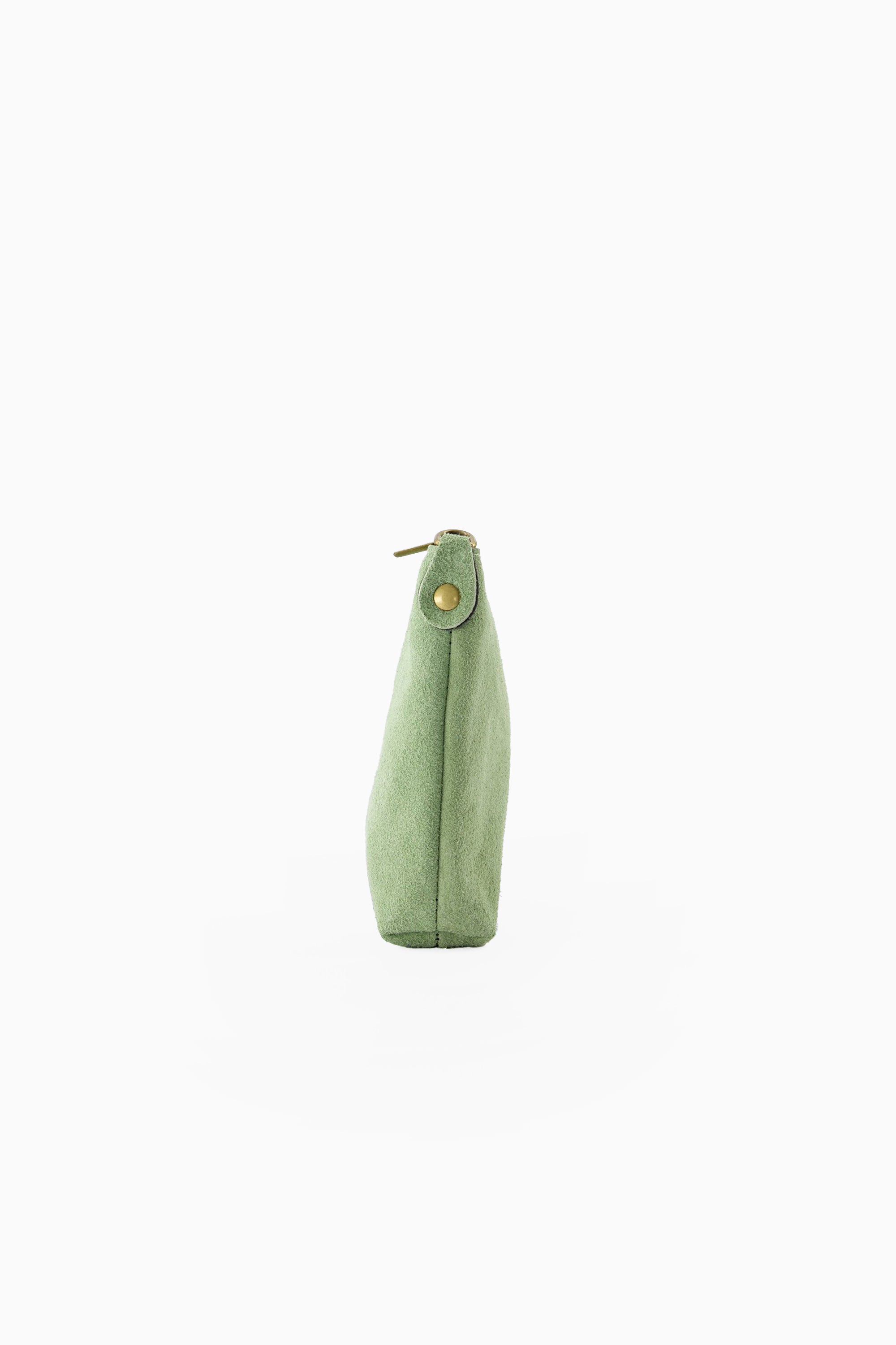 Quinn Bag - Suede Seafoam Green